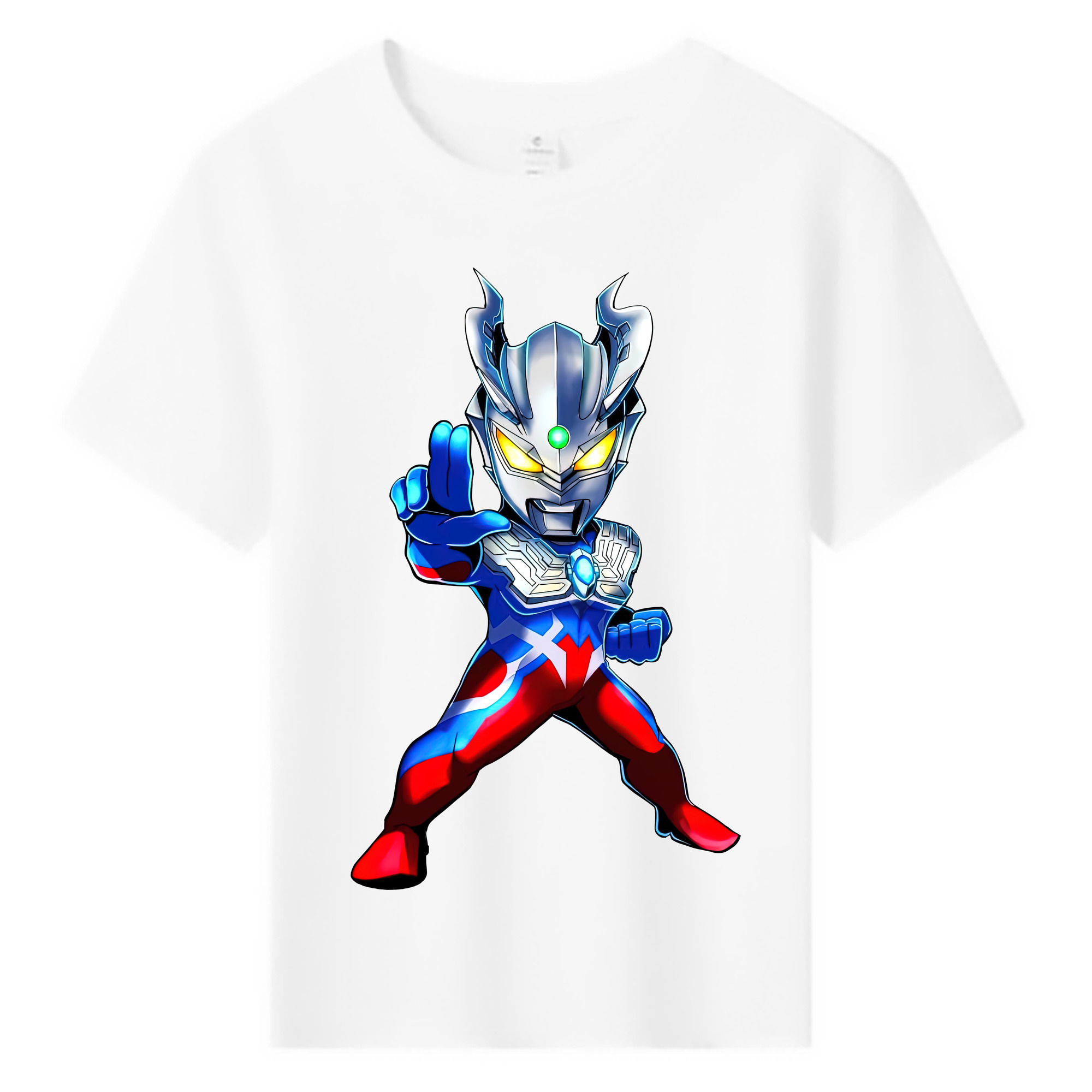 （画像用） ウルトラマン Ultraman 綿100％キッズTシャツ（フロントプリント）