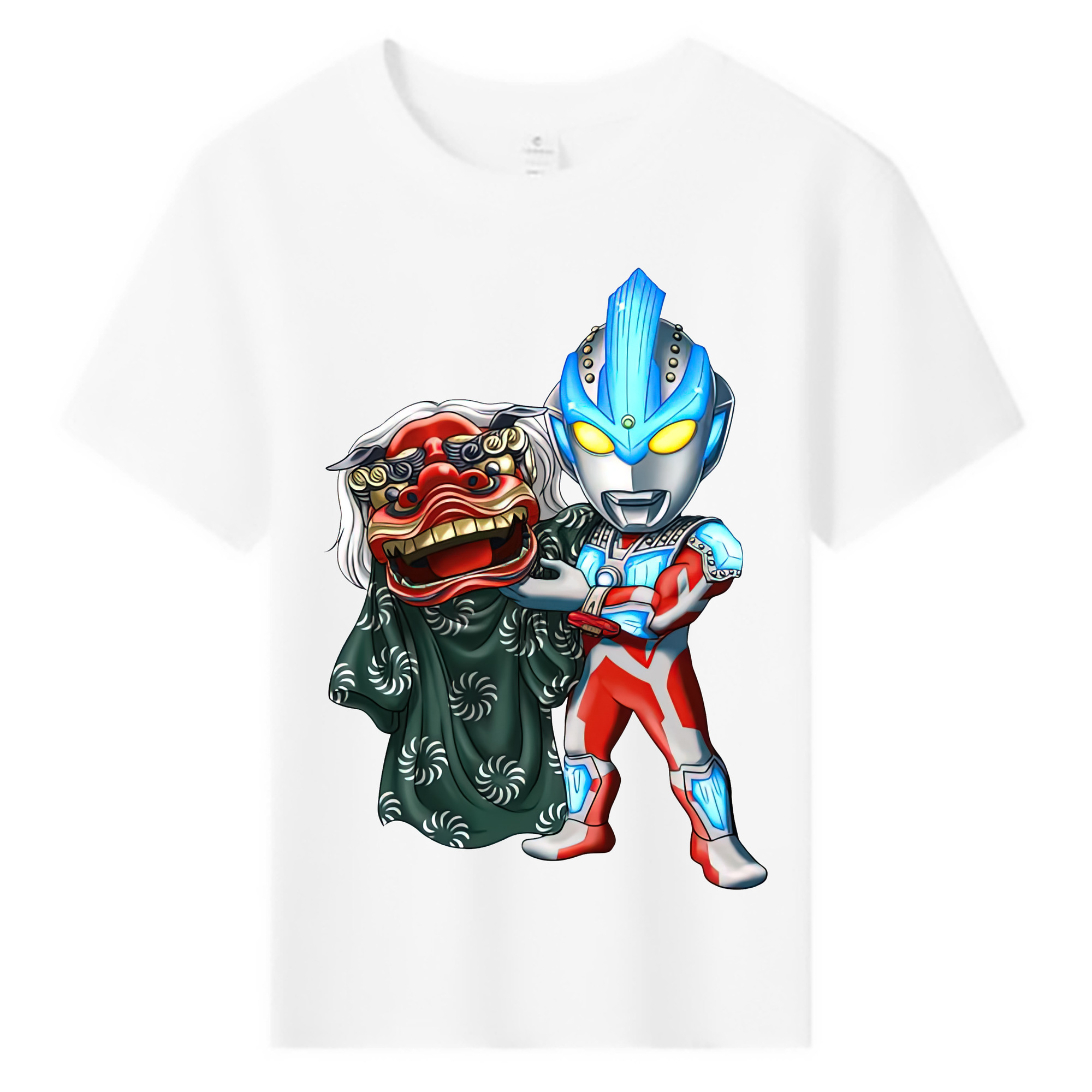 （画像用） ウルトラマン Ultraman 綿100％キッズTシャツ（フロントプリント）