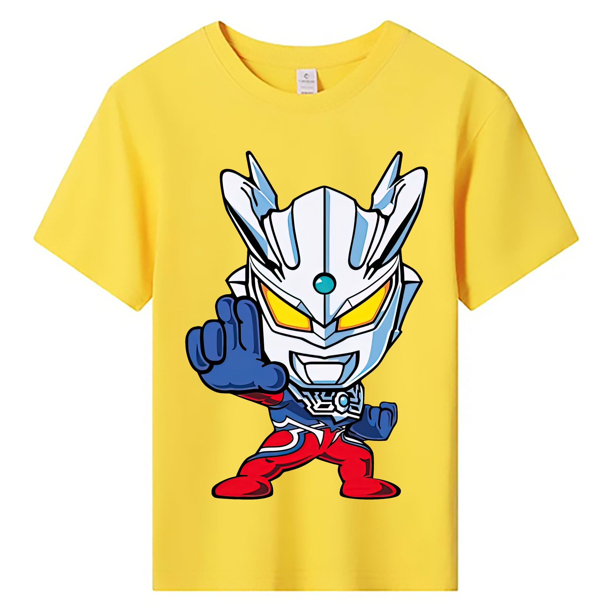 （画像用） ウルトラマン Ultraman 綿100％キッズTシャツ（フロントプリント）