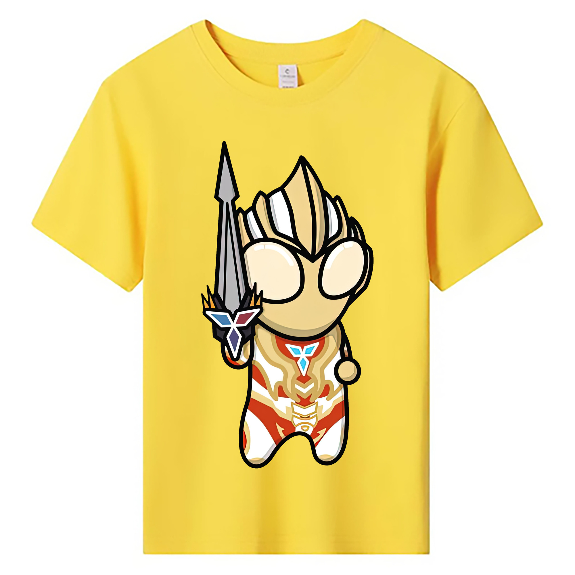（画像用） ウルトラマン Ultraman 綿100％キッズTシャツ（フロントプリント）
