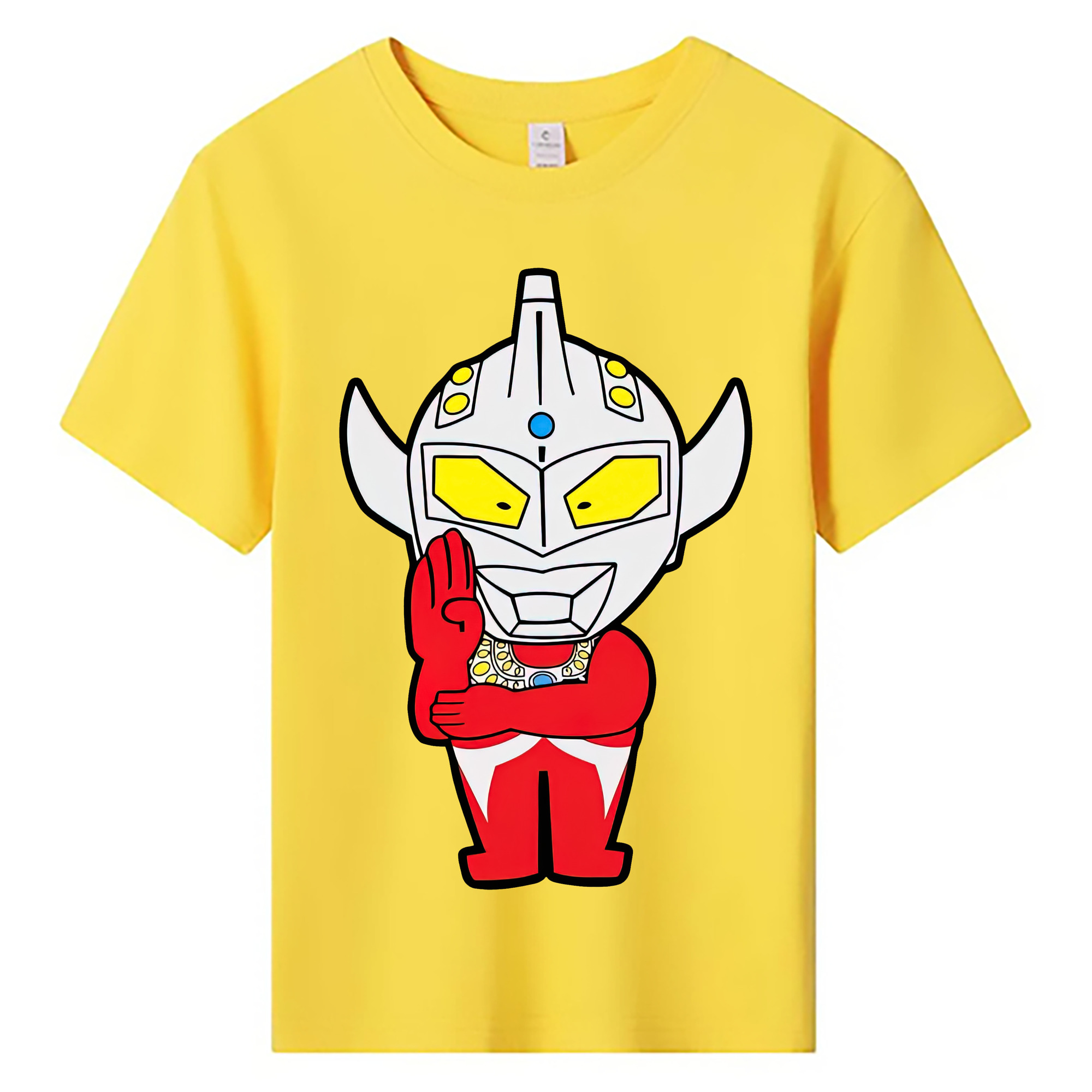 （画像用） ウルトラマン Ultraman 綿100％キッズTシャツ（フロントプリント）