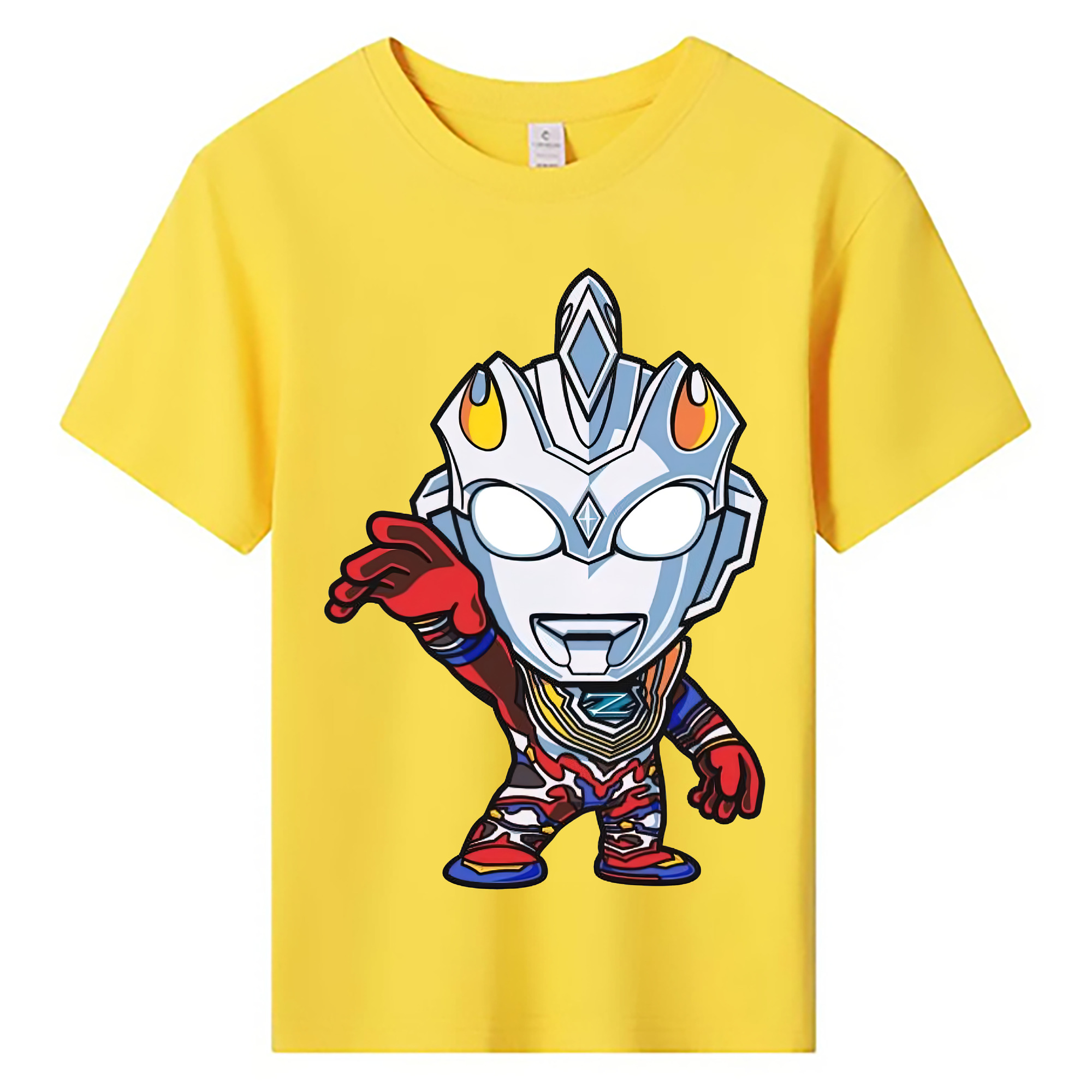 （画像用） ウルトラマン Ultraman 綿100％キッズTシャツ（フロントプリント）