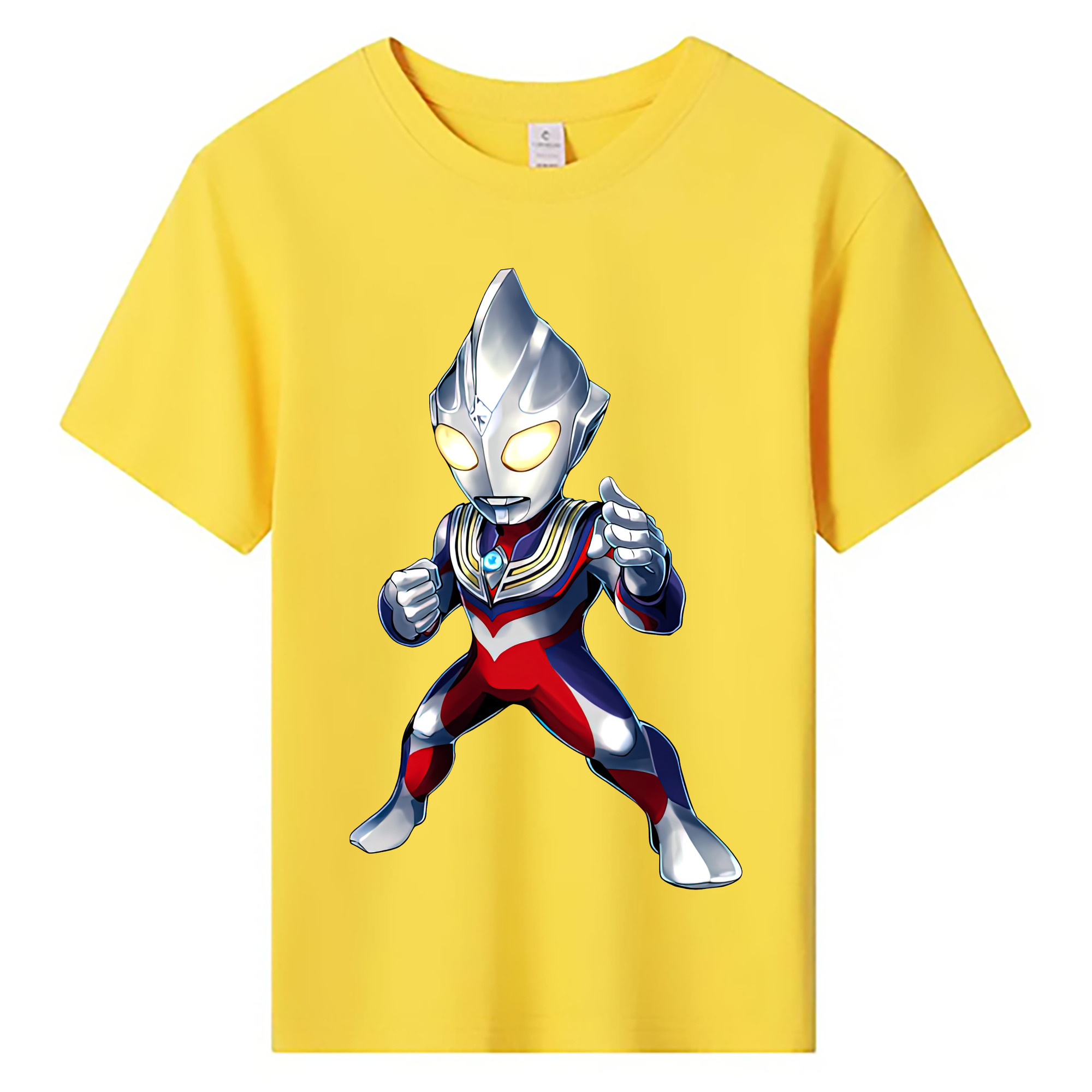 （画像用） ウルトラマン Ultraman 綿100％キッズTシャツ（フロントプリント）