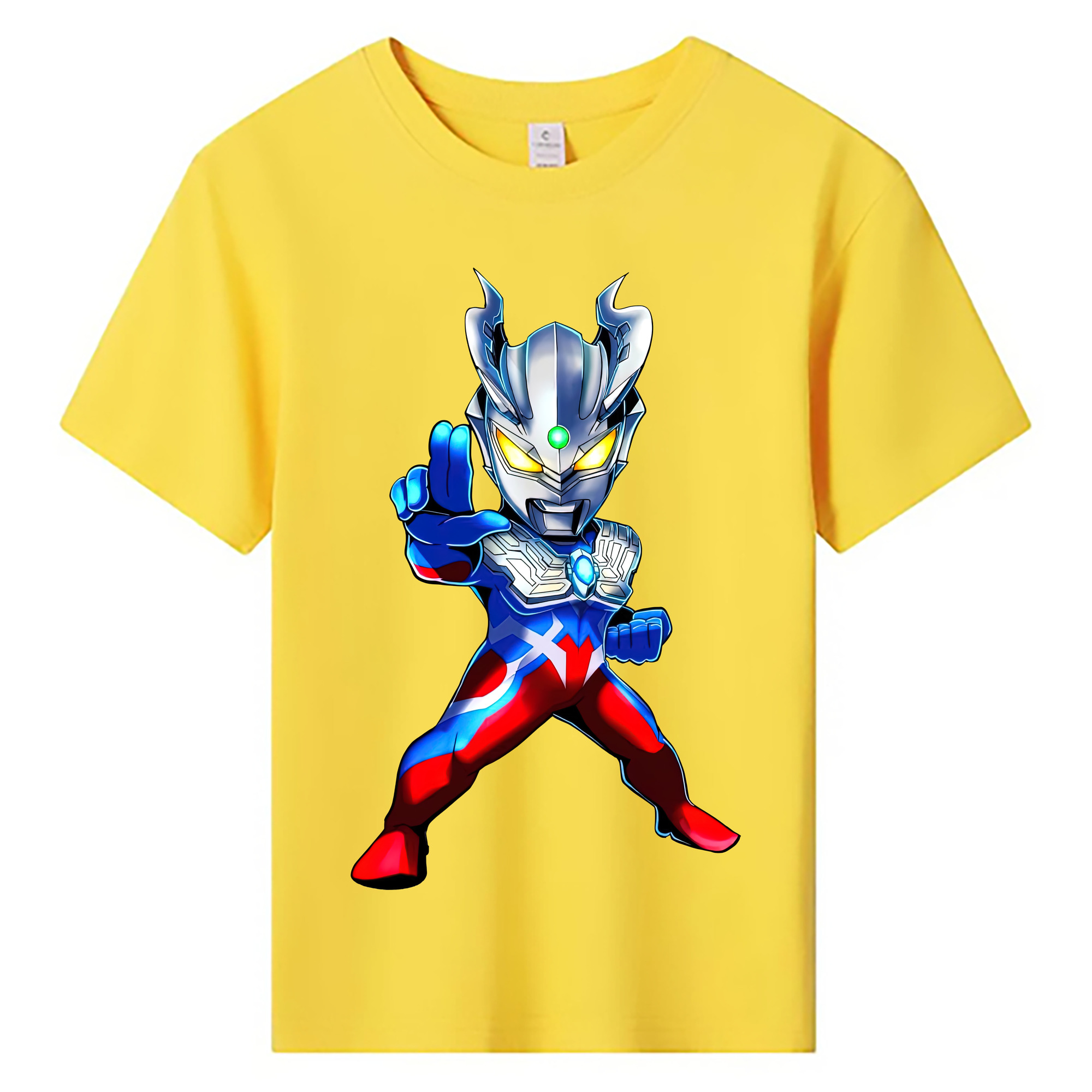 （画像用） ウルトラマン Ultraman 綿100％キッズTシャツ（フロントプリント）