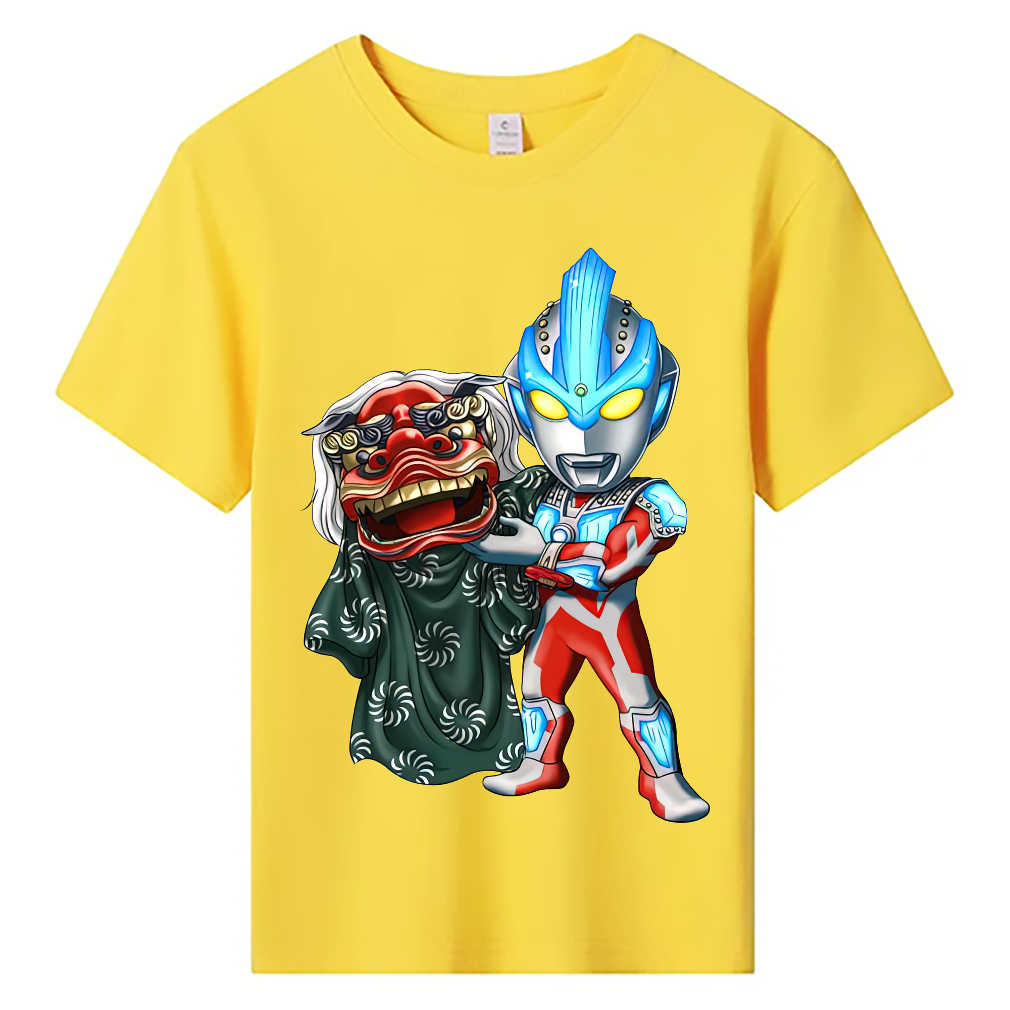 （画像用） ウルトラマン Ultraman 綿100％キッズTシャツ（フロントプリント）