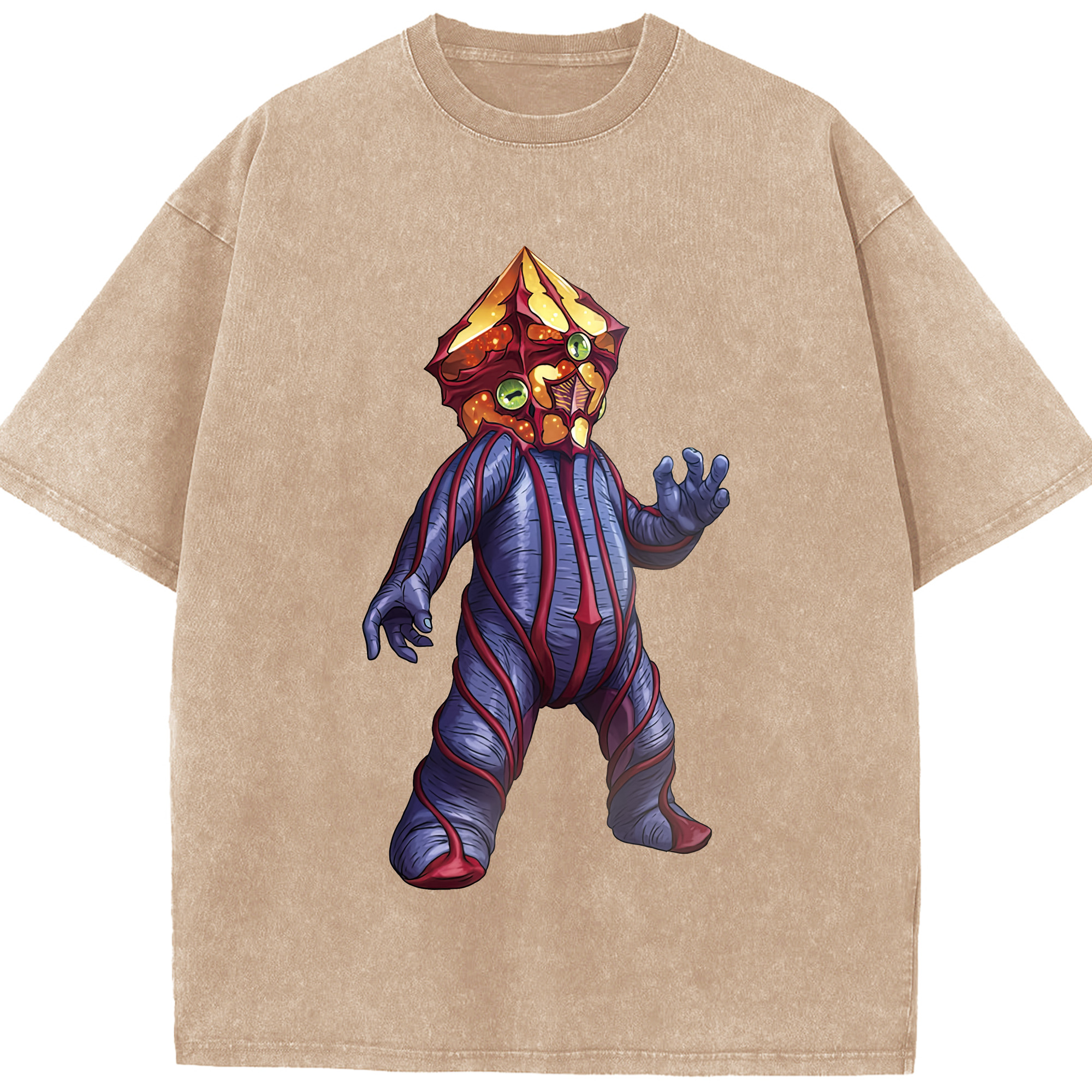 （画像用） ウルトラマン Ultraman 綿100% ヴィンテージ風 半袖Tシャツ（フロントプリント）