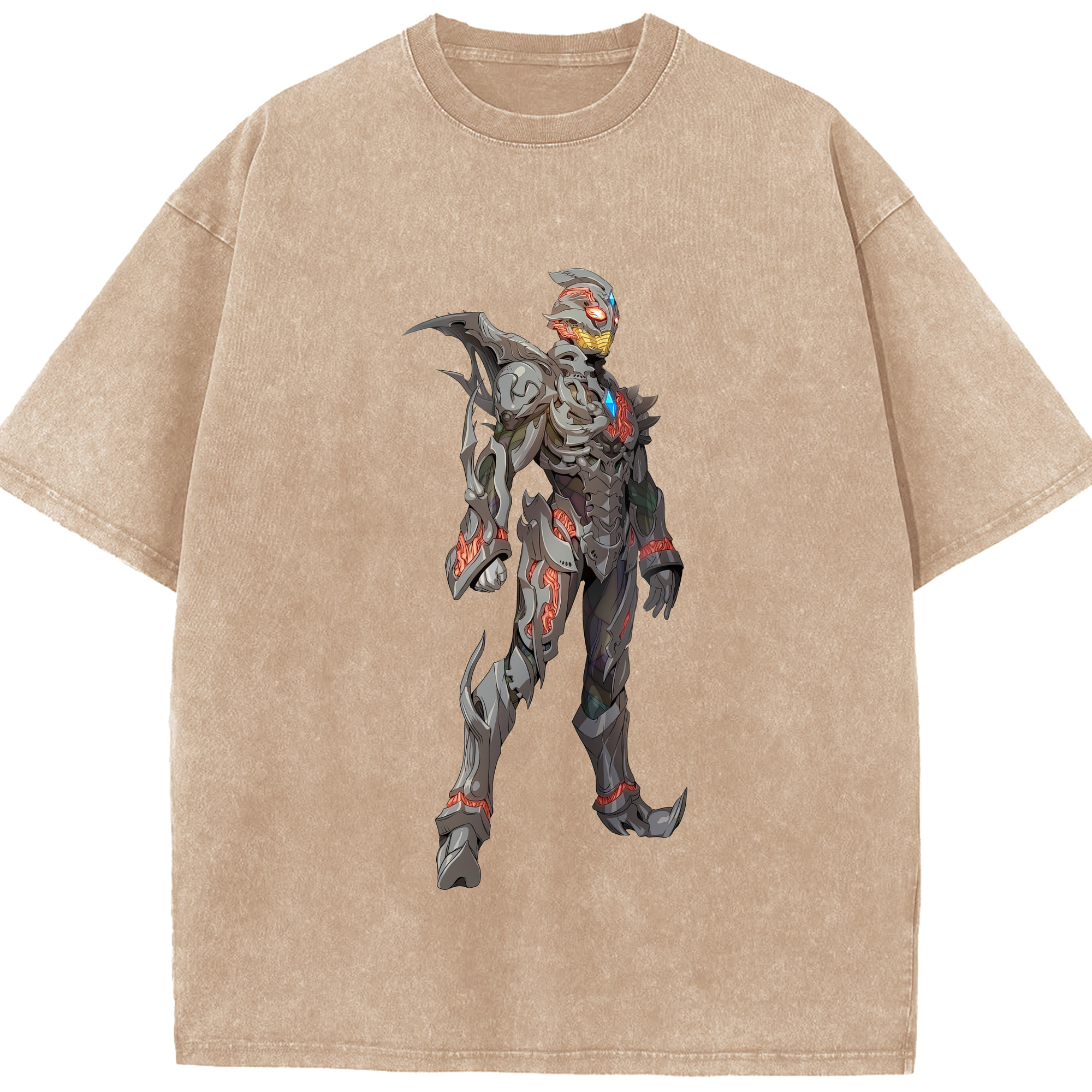 （画像用） ウルトラマン Ultraman 綿100% ヴィンテージ風 半袖Tシャツ（フロントプリント）