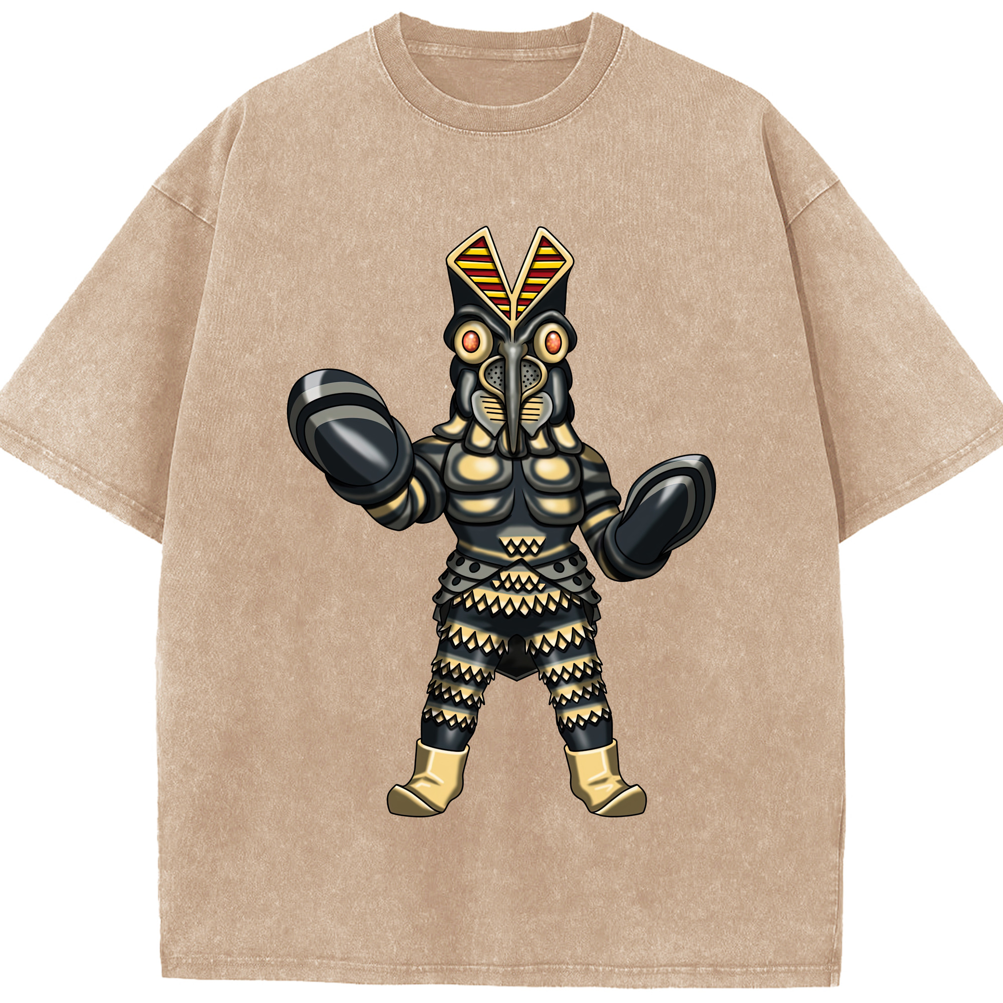 （画像用） ウルトラマン Ultraman 綿100% ヴィンテージ風 半袖Tシャツ（フロントプリント）