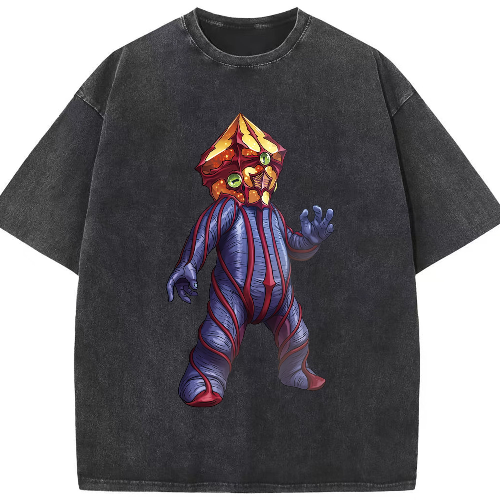 （画像用） ウルトラマン Ultraman 綿100% ヴィンテージ風 半袖Tシャツ（フロントプリント）