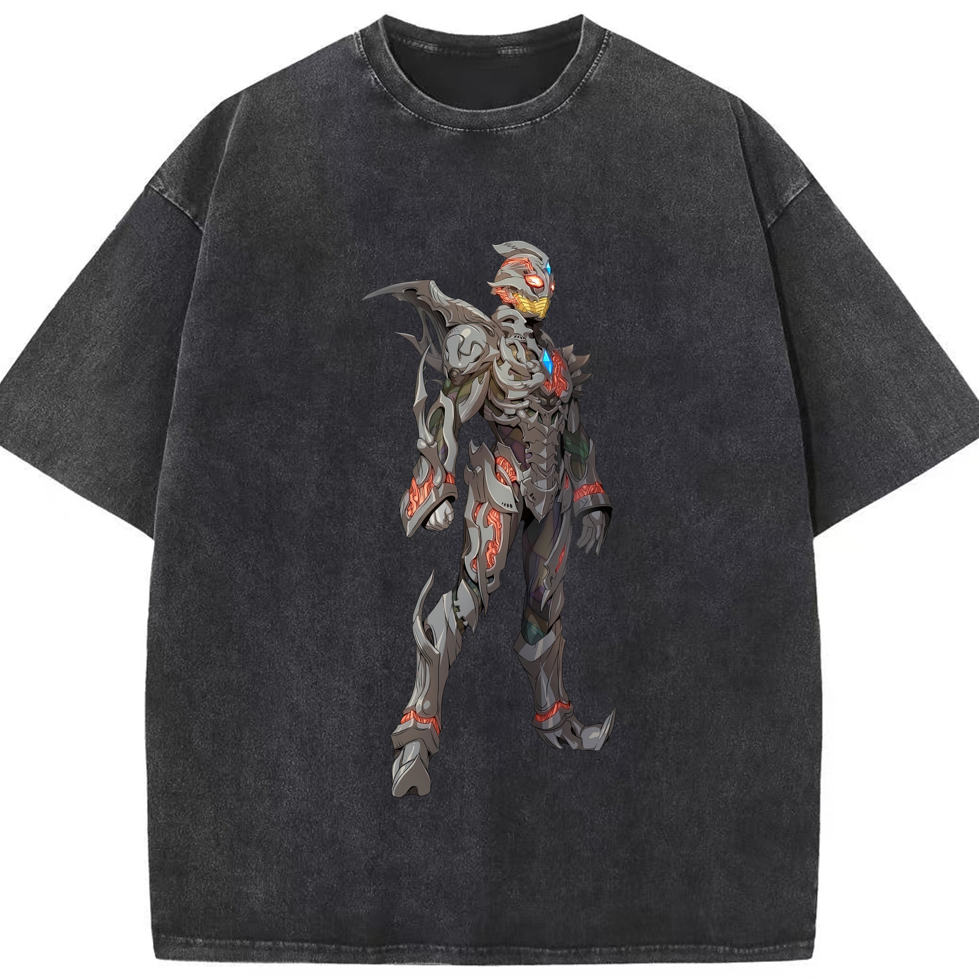 （画像用） ウルトラマン Ultraman 綿100% ヴィンテージ風 半袖Tシャツ（フロントプリント）