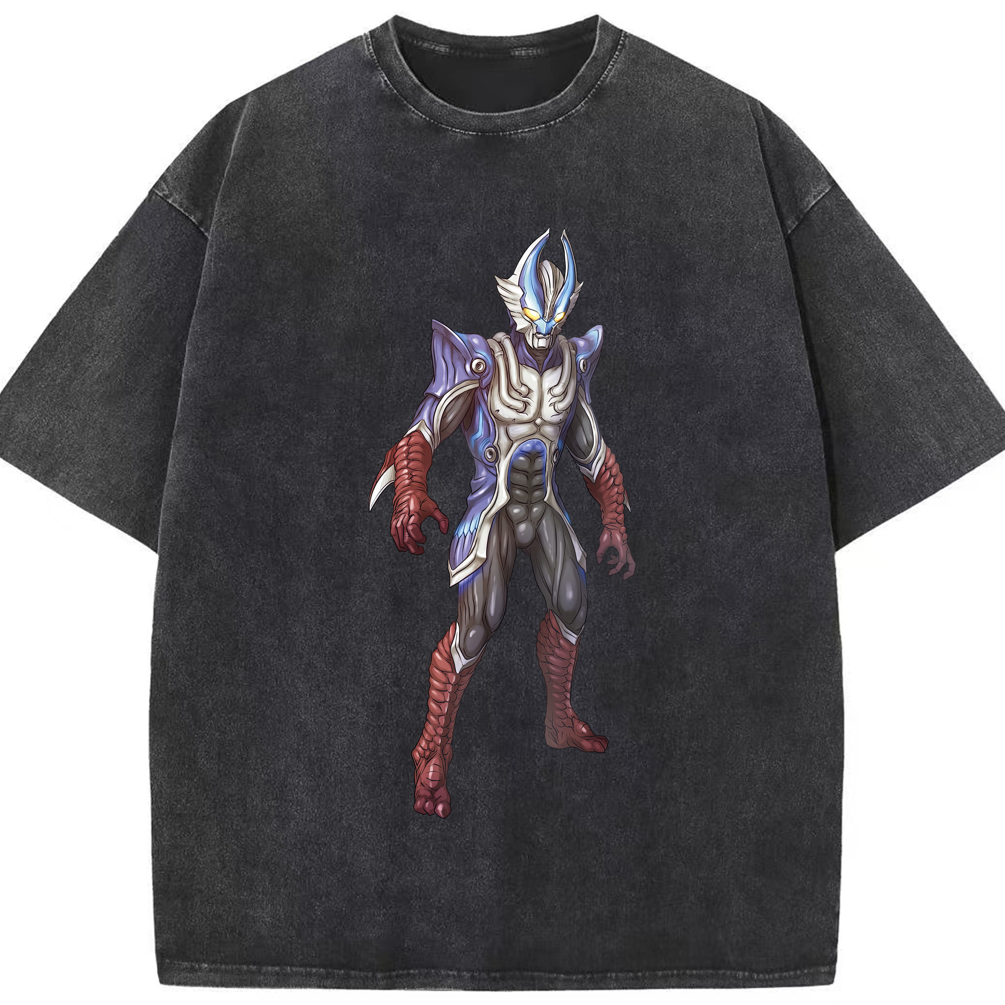 （画像用） ウルトラマン Ultraman 綿100% ヴィンテージ風 半袖Tシャツ（フロントプリント）