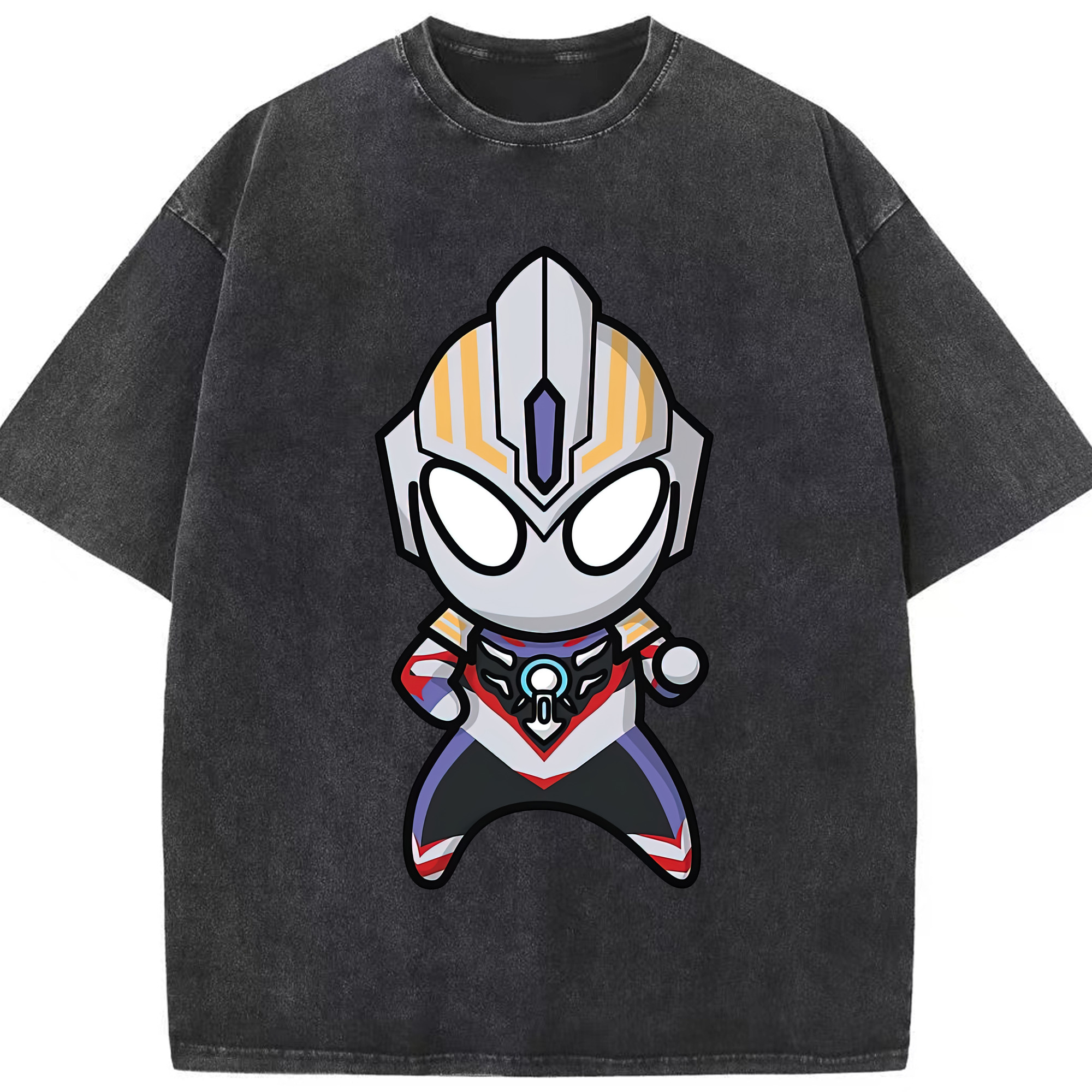 （画像用） ウルトラマン Ultraman 綿100% ヴィンテージ風 半袖Tシャツ（フロントプリント）