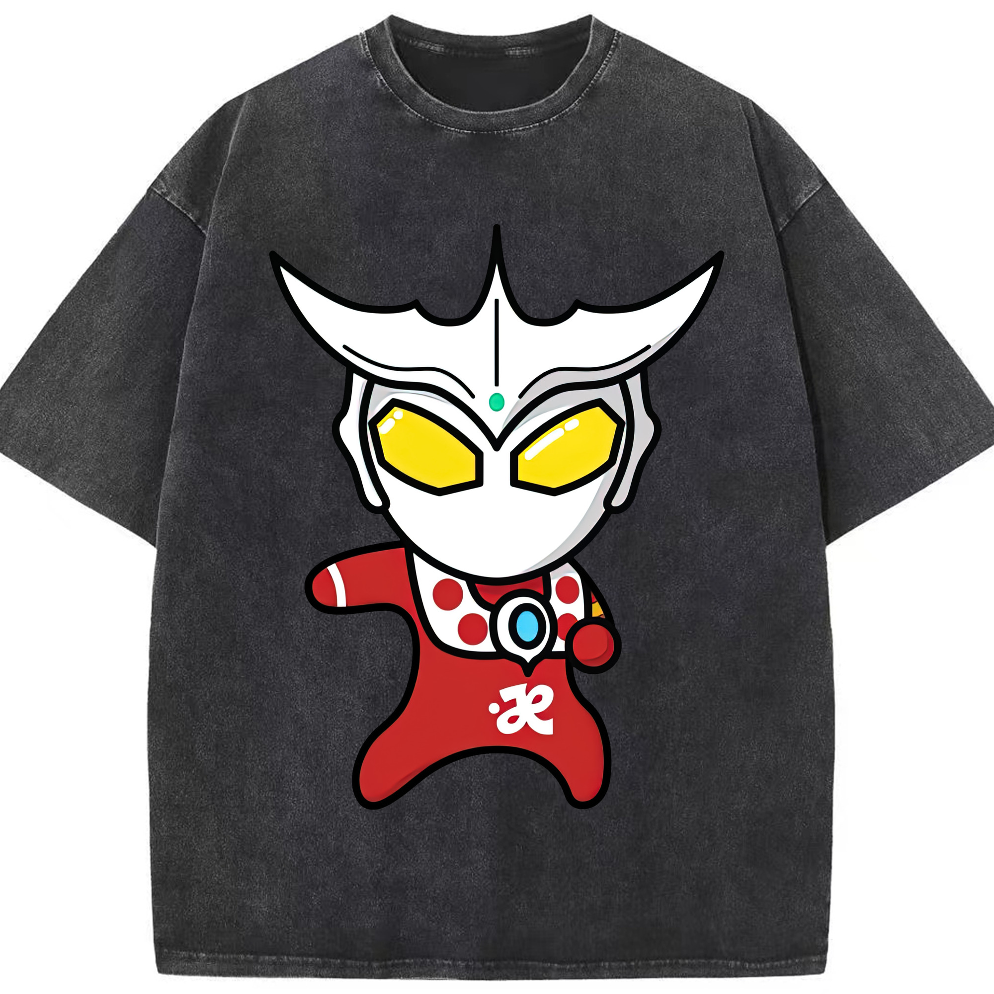 （画像用） ウルトラマン Ultraman 綿100% ヴィンテージ風 半袖Tシャツ（フロントプリント）