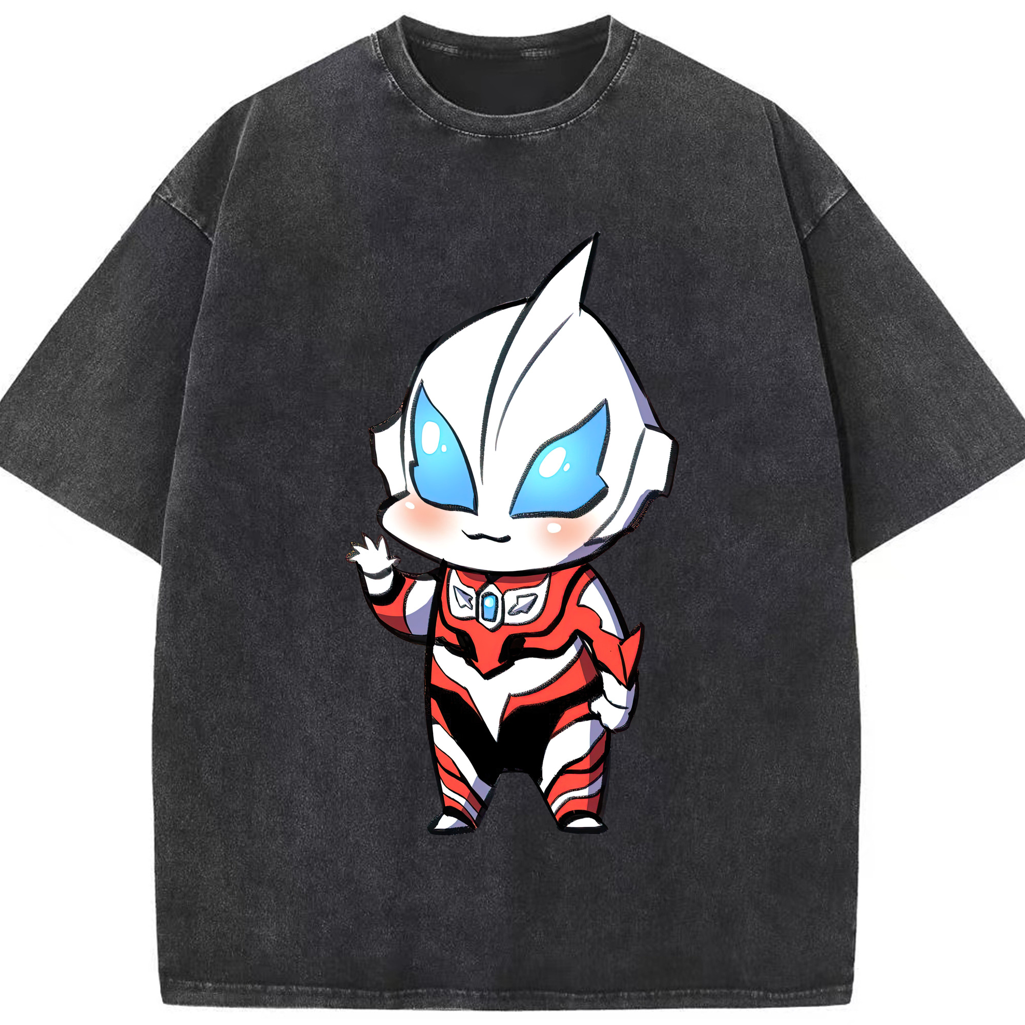 （画像用） ウルトラマン Ultraman 綿100% ヴィンテージ風 半袖Tシャツ（フロントプリント）