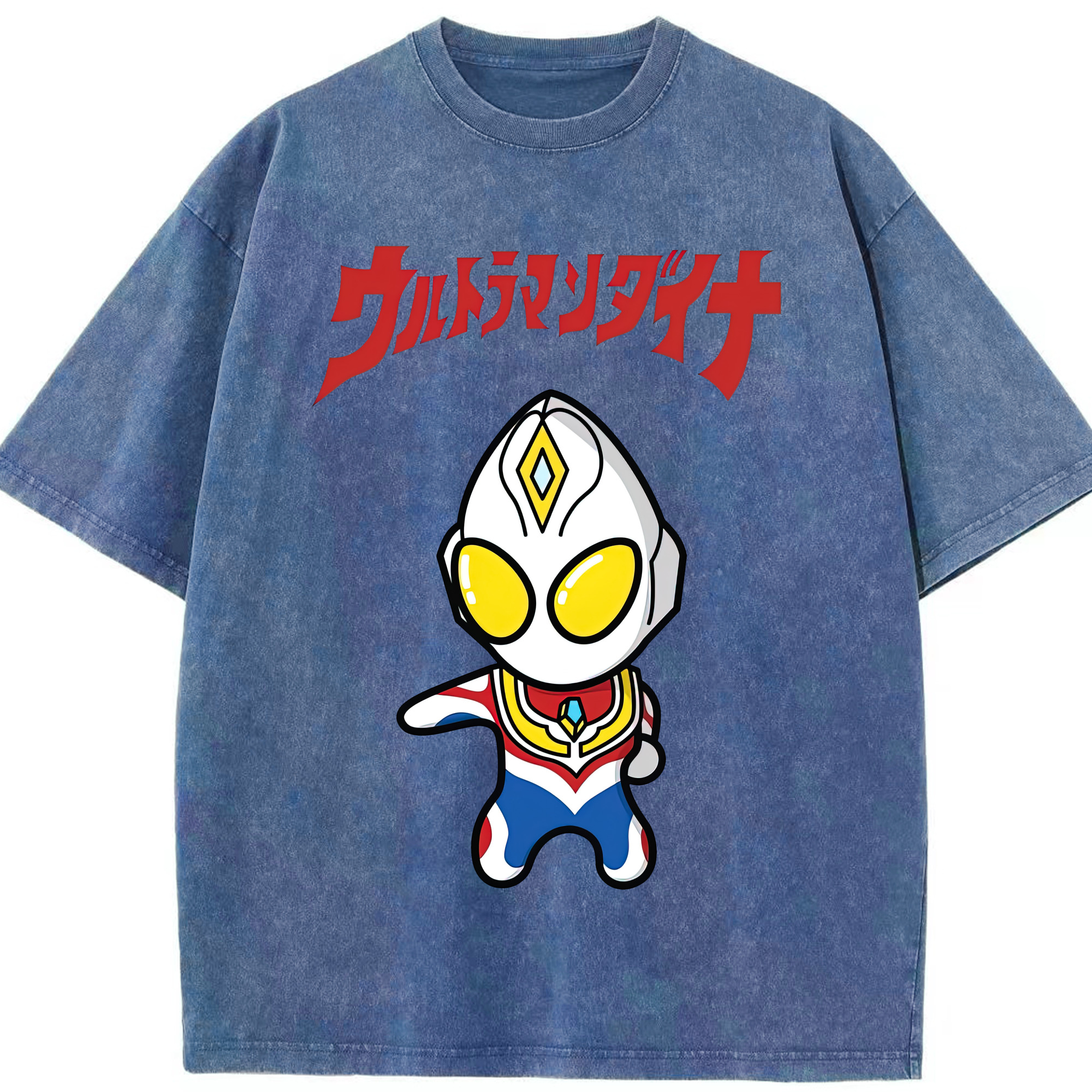 （画像用） ウルトラマン Ultraman 綿100% ヴィンテージ風 半袖Tシャツ（フロントプリント）