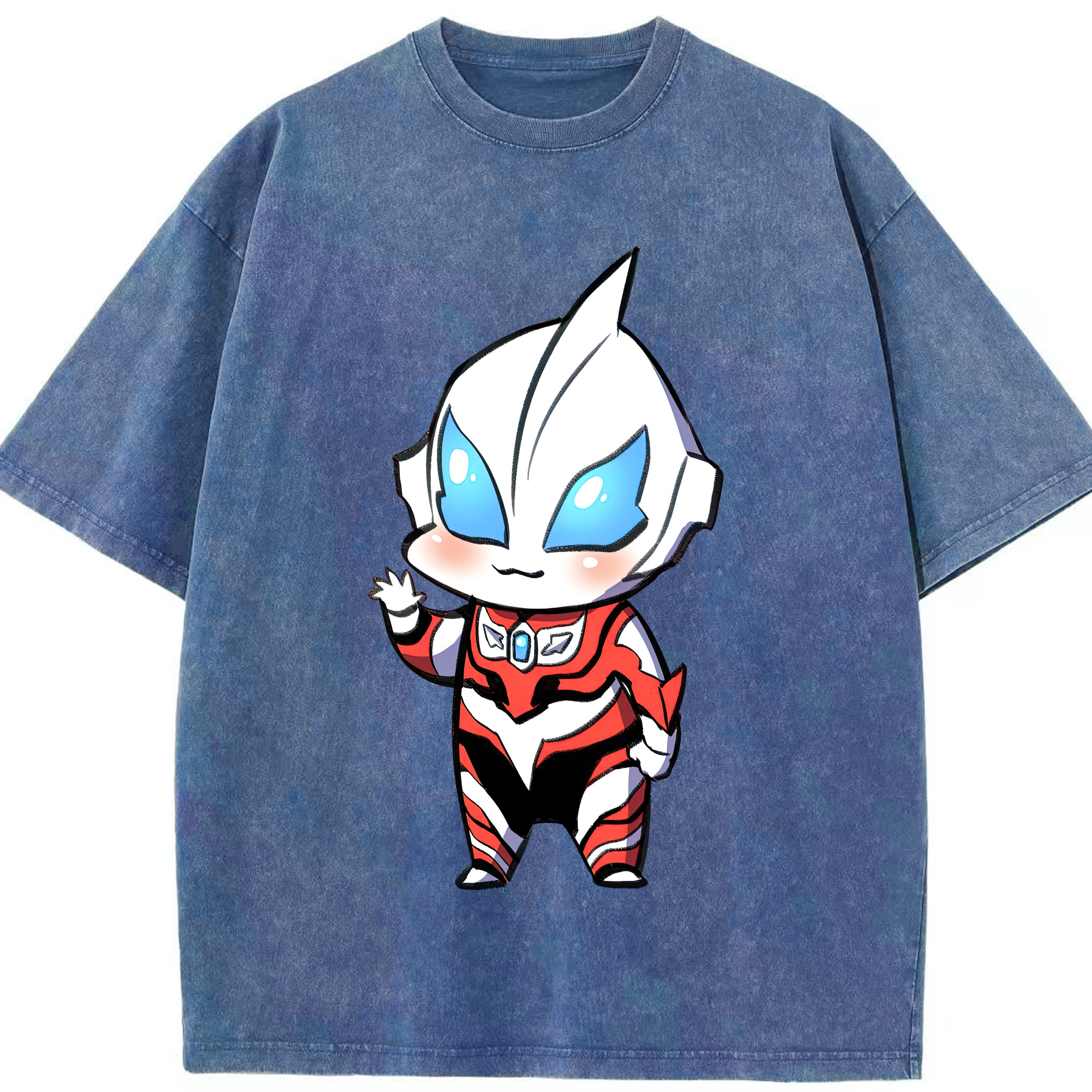 （画像用） ウルトラマン Ultraman 綿100% ヴィンテージ風 半袖Tシャツ（フロントプリント）