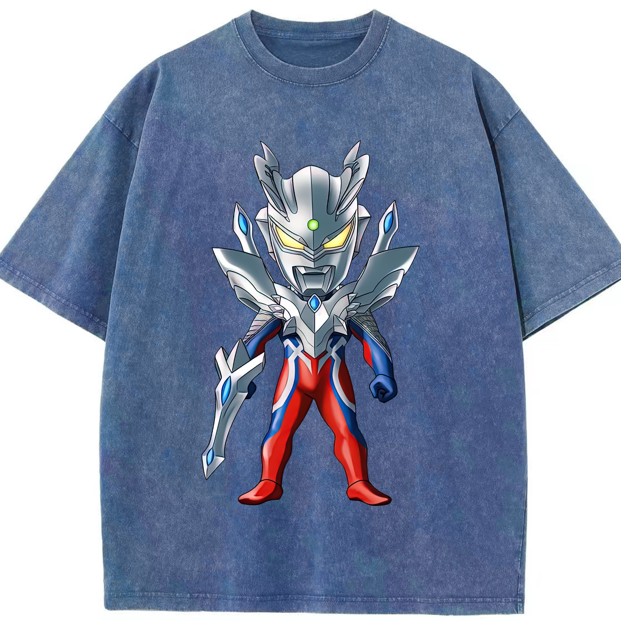 （画像用） ウルトラマン Ultraman 綿100% ヴィンテージ風 半袖Tシャツ（フロントプリント）