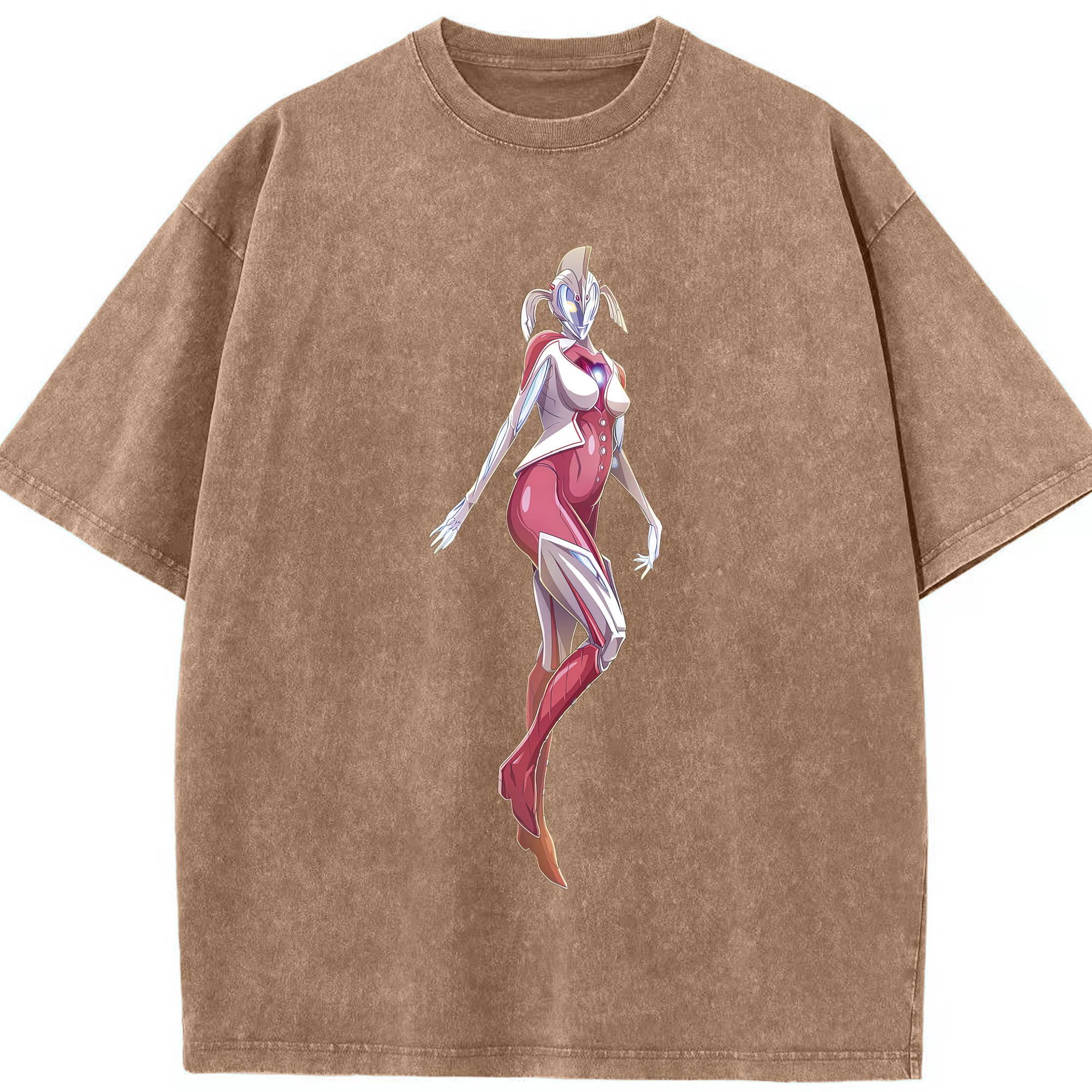 （画像用） ウルトラマン Ultraman 綿100% ヴィンテージ風 半袖Tシャツ（フロントプリント）