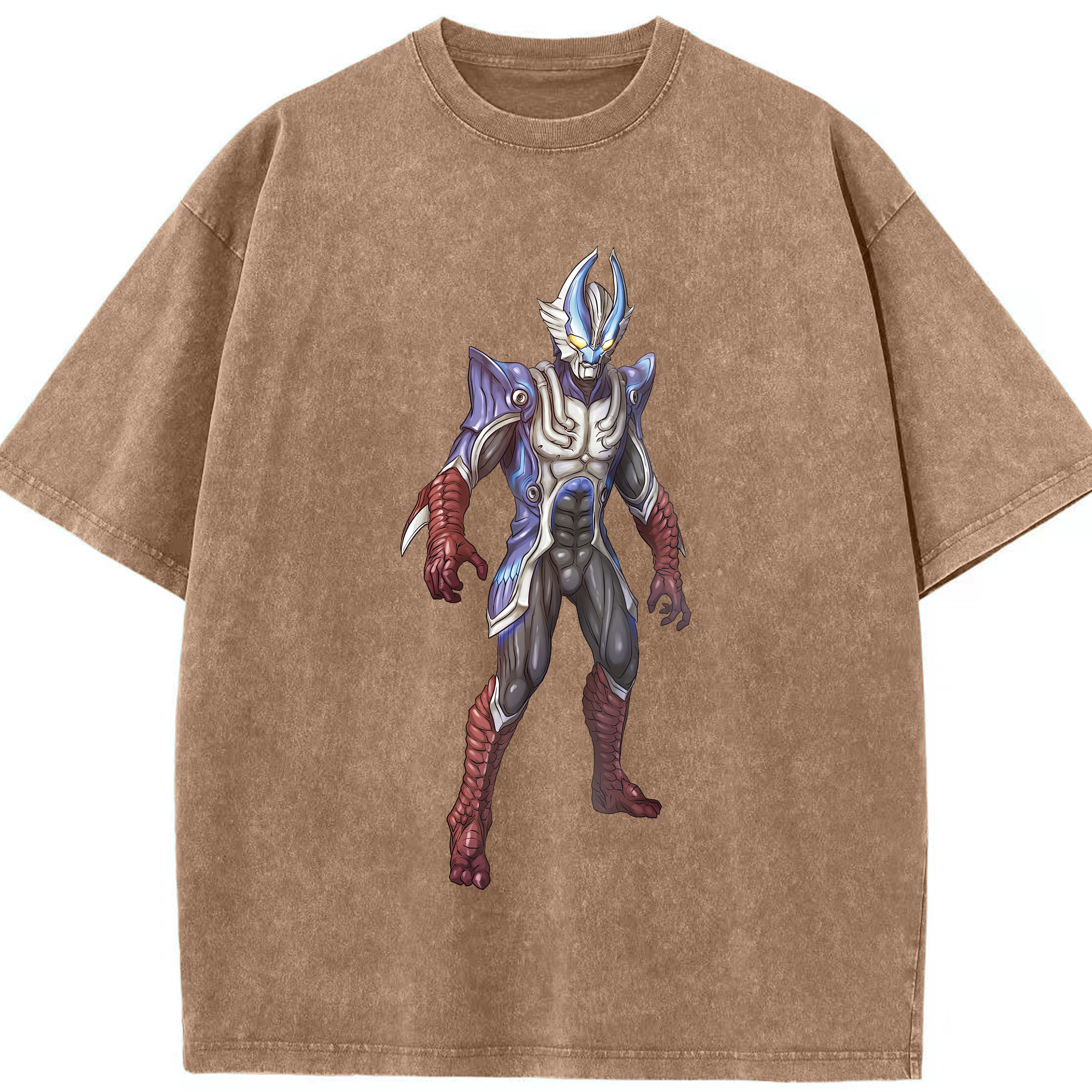 （画像用） ウルトラマン Ultraman 綿100% ヴィンテージ風 半袖Tシャツ（フロントプリント）