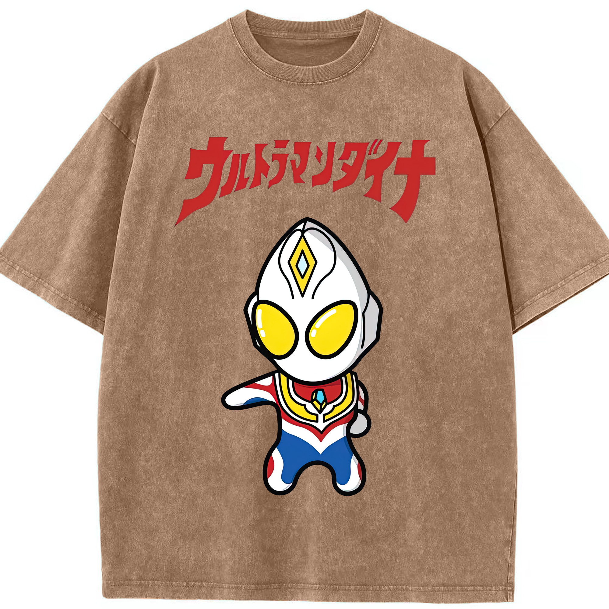 （画像用） ウルトラマン Ultraman 綿100% ヴィンテージ風 半袖Tシャツ（フロントプリント）