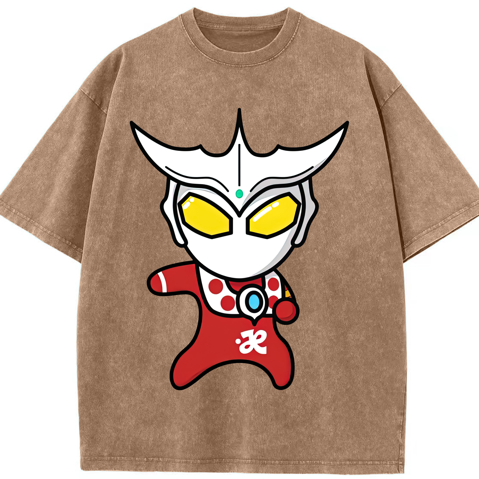 （画像用） ウルトラマン Ultraman 綿100% ヴィンテージ風 半袖Tシャツ（フロントプリント）