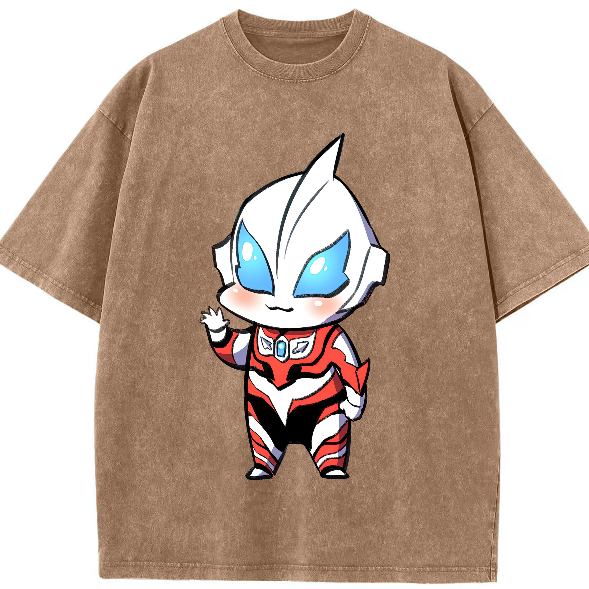 （画像用） ウルトラマン Ultraman 綿100% ヴィンテージ風 半袖Tシャツ（フロントプリント）