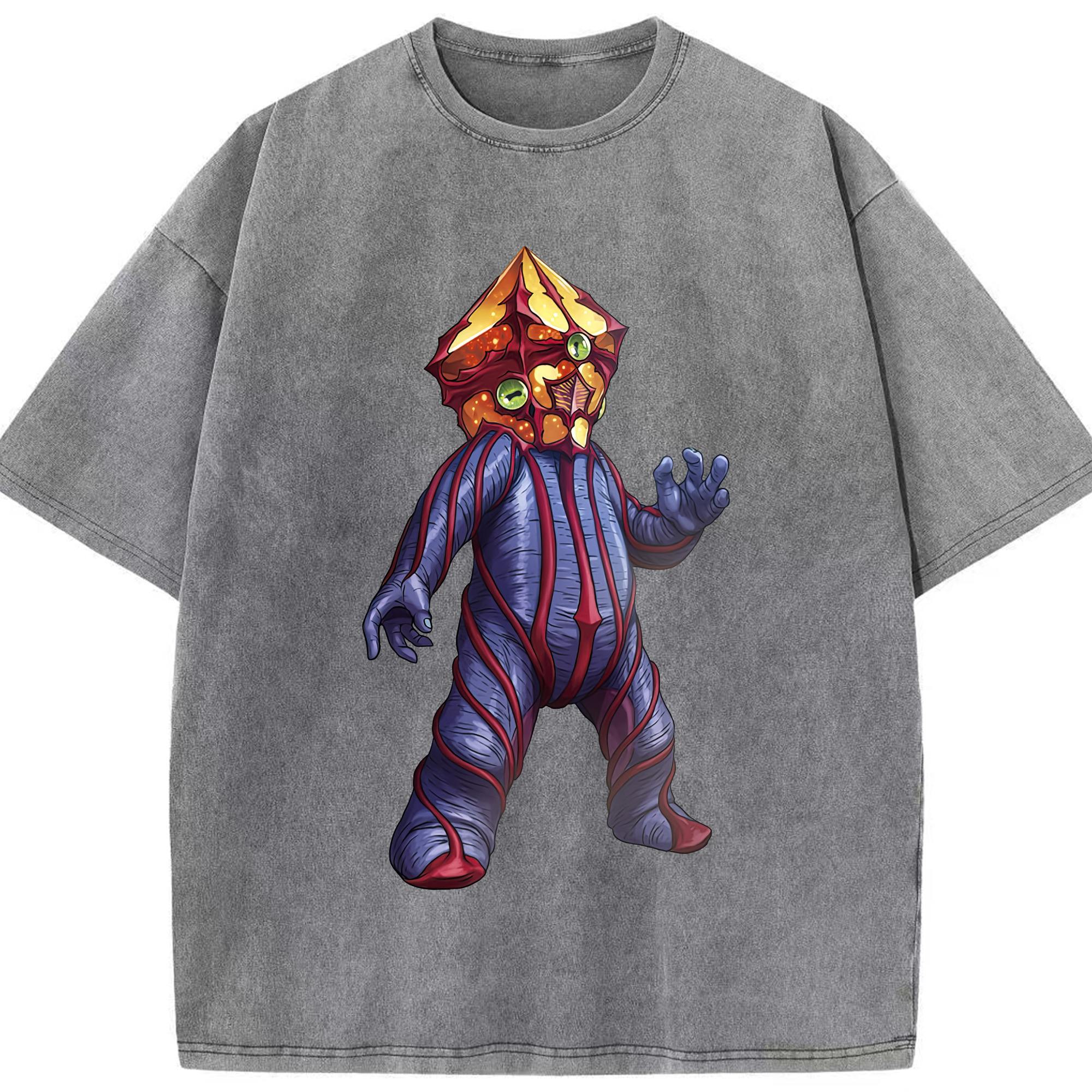 （画像用） ウルトラマン Ultraman 綿100% ヴィンテージ風 半袖Tシャツ（フロントプリント）