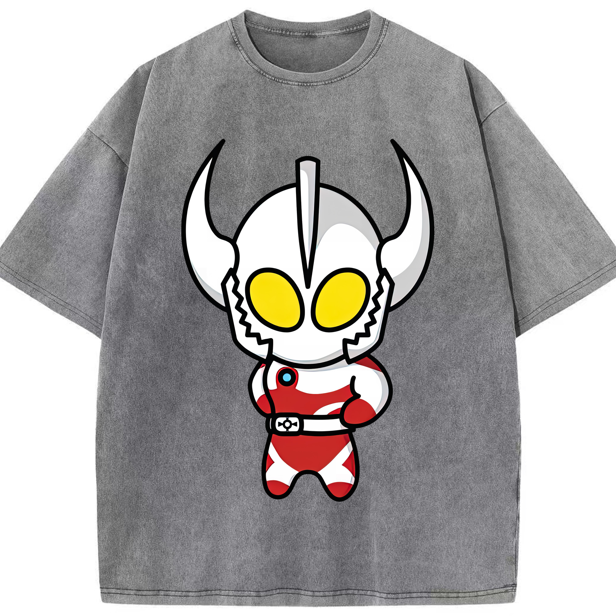（画像用） ウルトラマン Ultraman 綿100% ヴィンテージ風 半袖Tシャツ（フロントプリント）