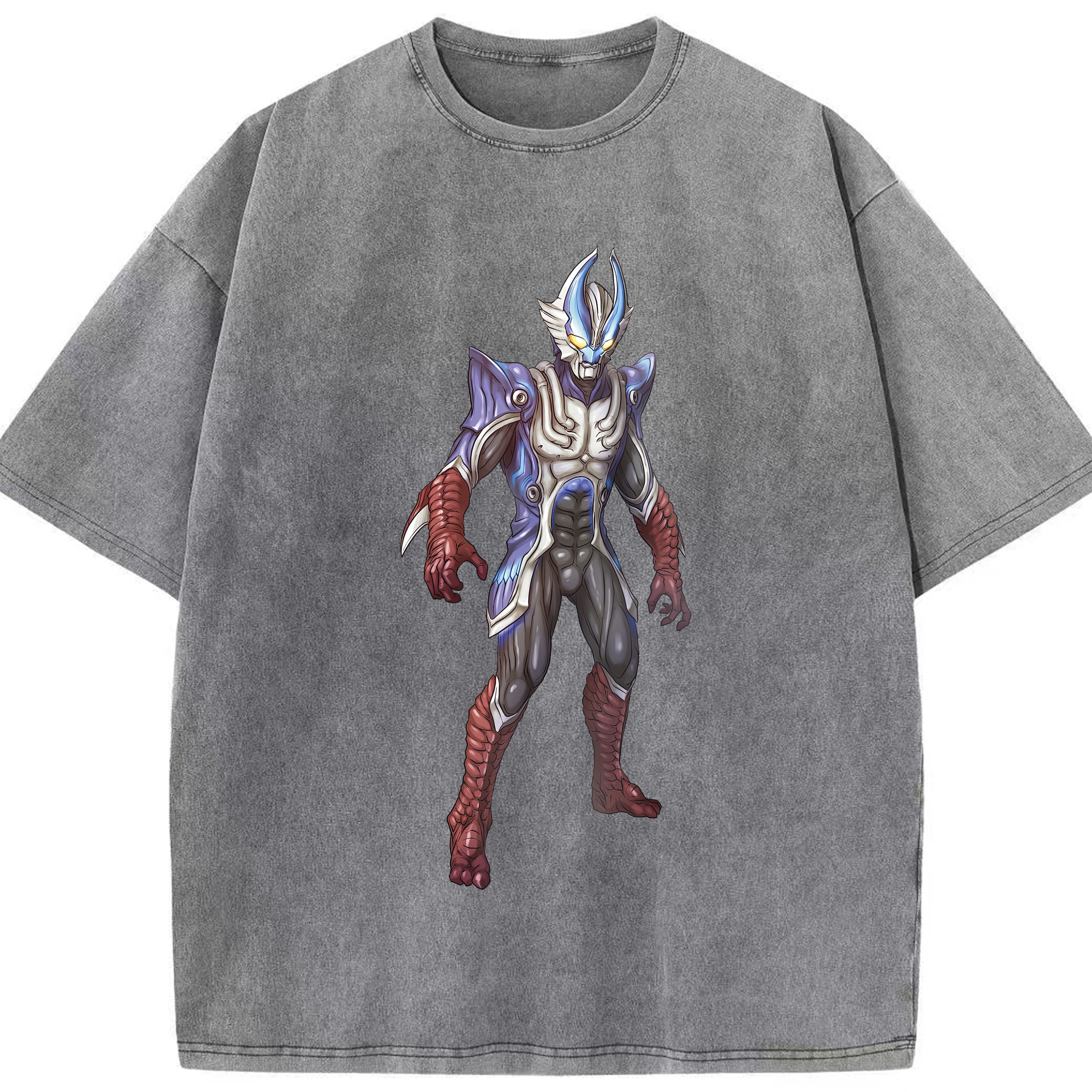 （画像用） ウルトラマン Ultraman 綿100% ヴィンテージ風 半袖Tシャツ（フロントプリント）