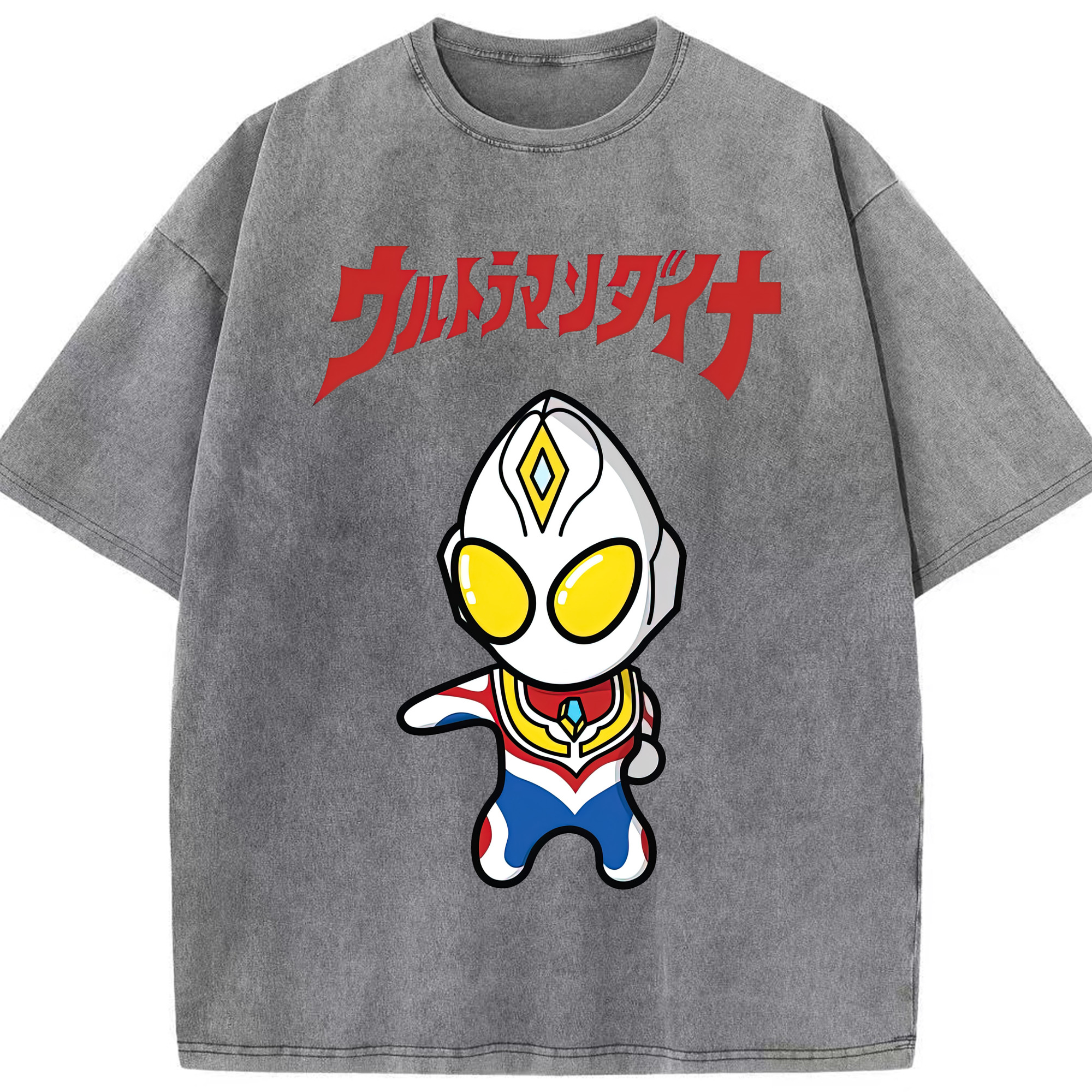 （画像用） ウルトラマン Ultraman 綿100% ヴィンテージ風 半袖Tシャツ（フロントプリント）