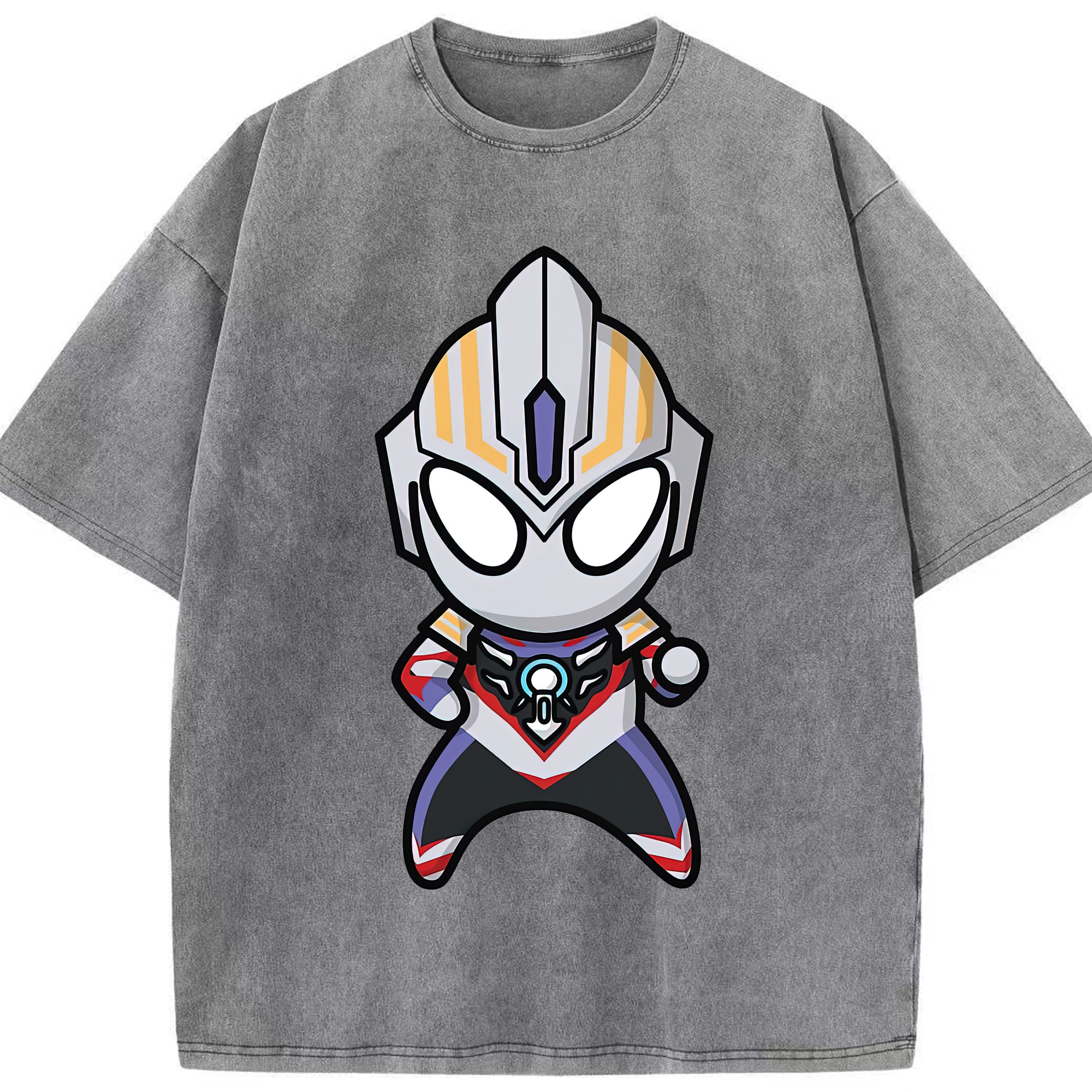 （画像用） ウルトラマン Ultraman 綿100% ヴィンテージ風 半袖Tシャツ（フロントプリント）