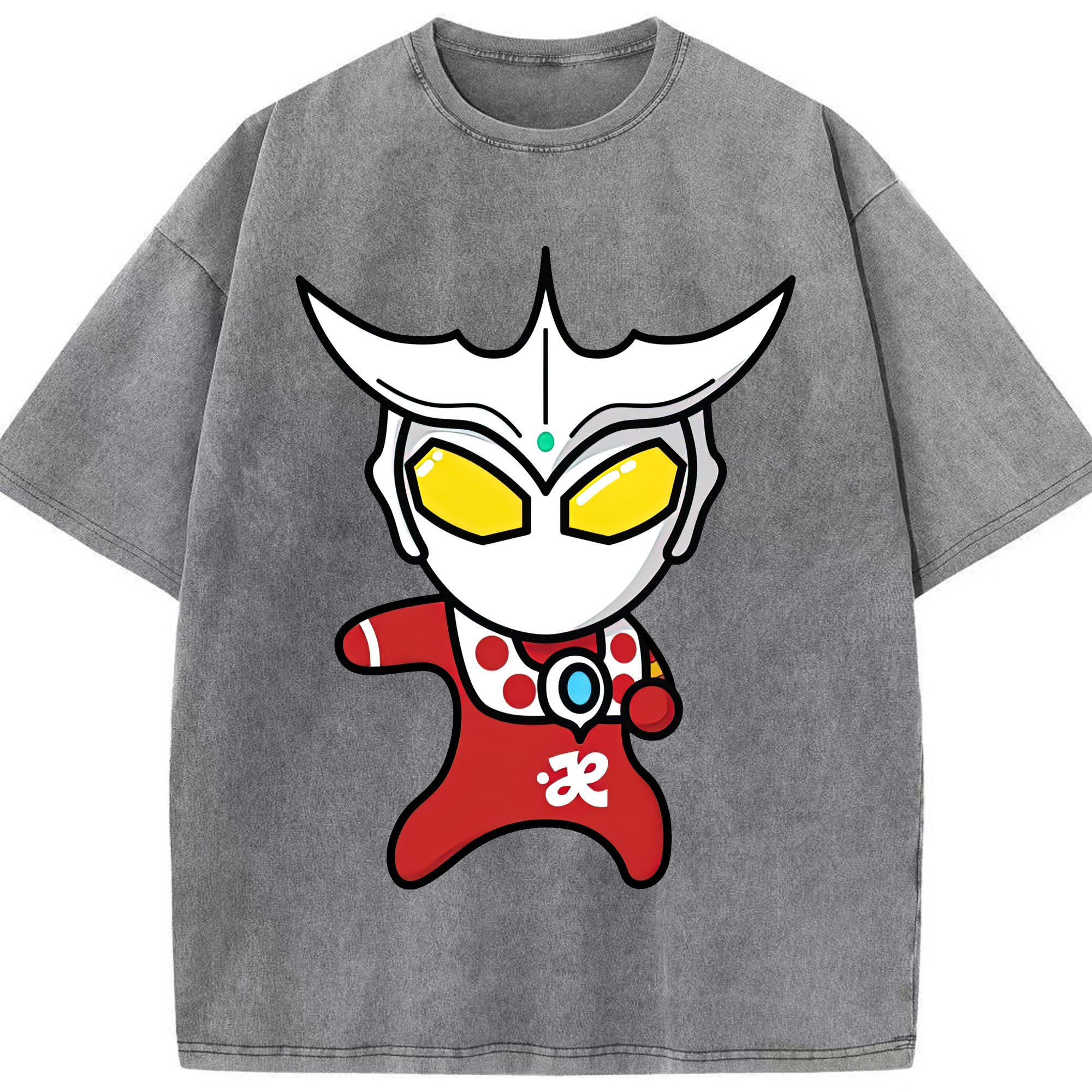 （画像用） ウルトラマン Ultraman 綿100% ヴィンテージ風 半袖Tシャツ（フロントプリント）