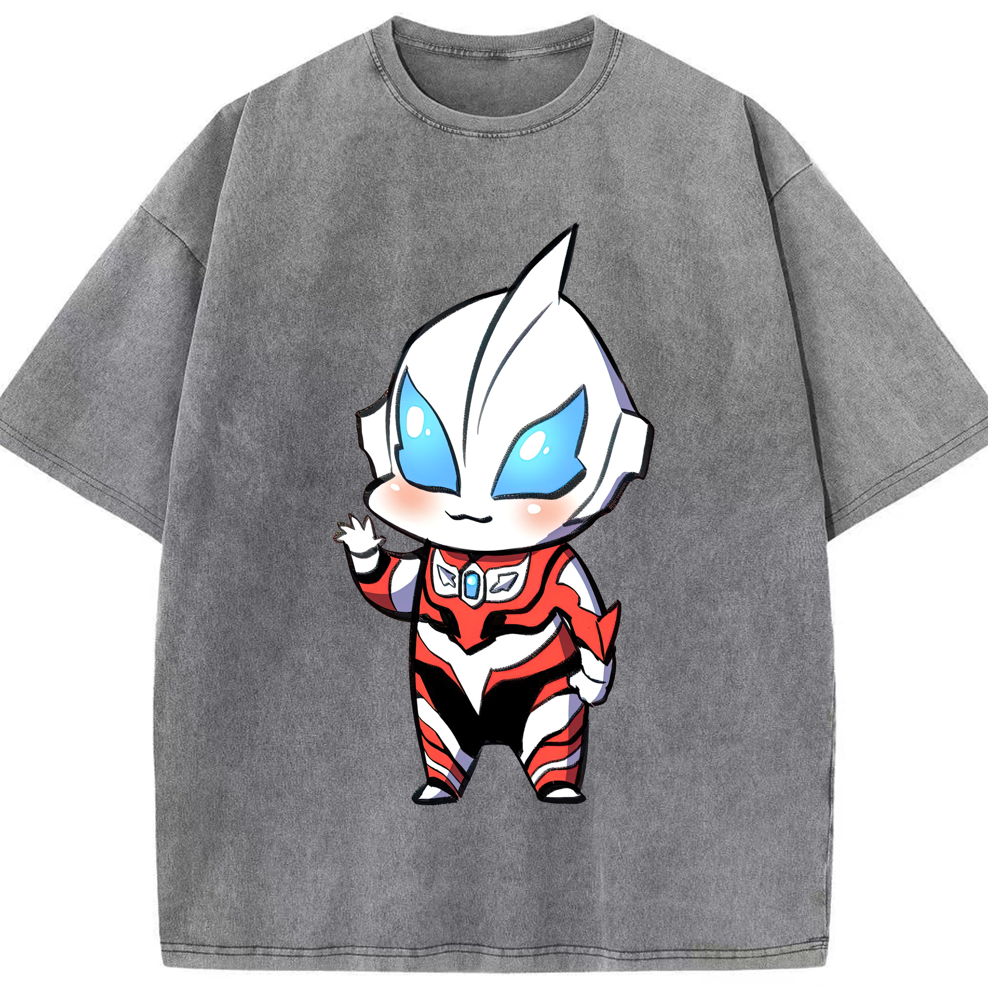 （画像用） ウルトラマン Ultraman 綿100% ヴィンテージ風 半袖Tシャツ（フロントプリント）