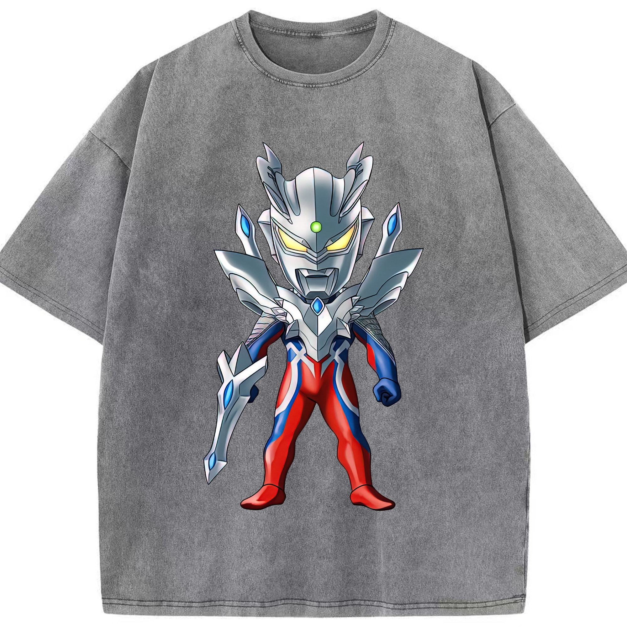（画像用） ウルトラマン Ultraman 綿100% ヴィンテージ風 半袖Tシャツ（フロントプリント）