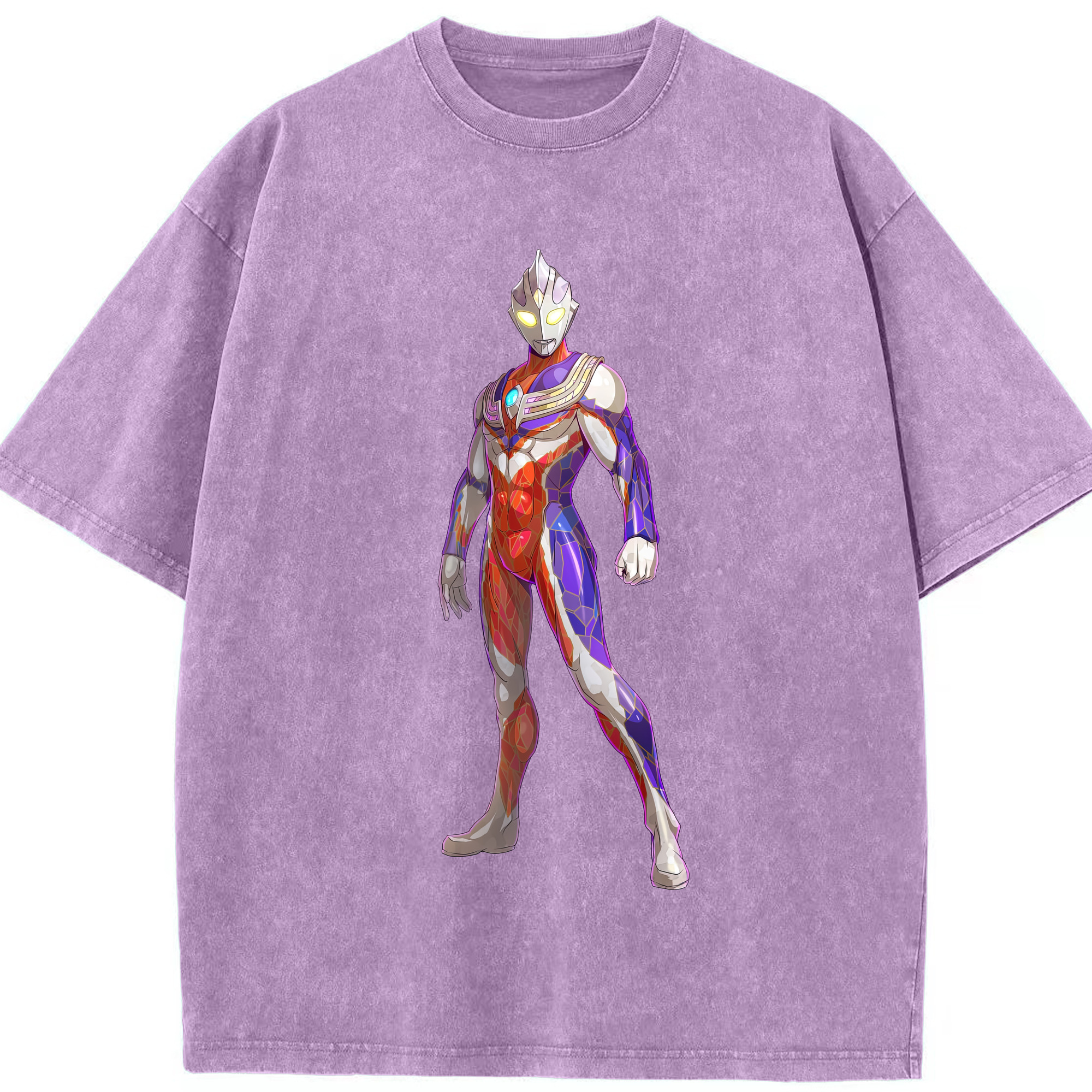 （画像用） ウルトラマン Ultraman 綿100% ヴィンテージ風 半袖Tシャツ（フロントプリント）