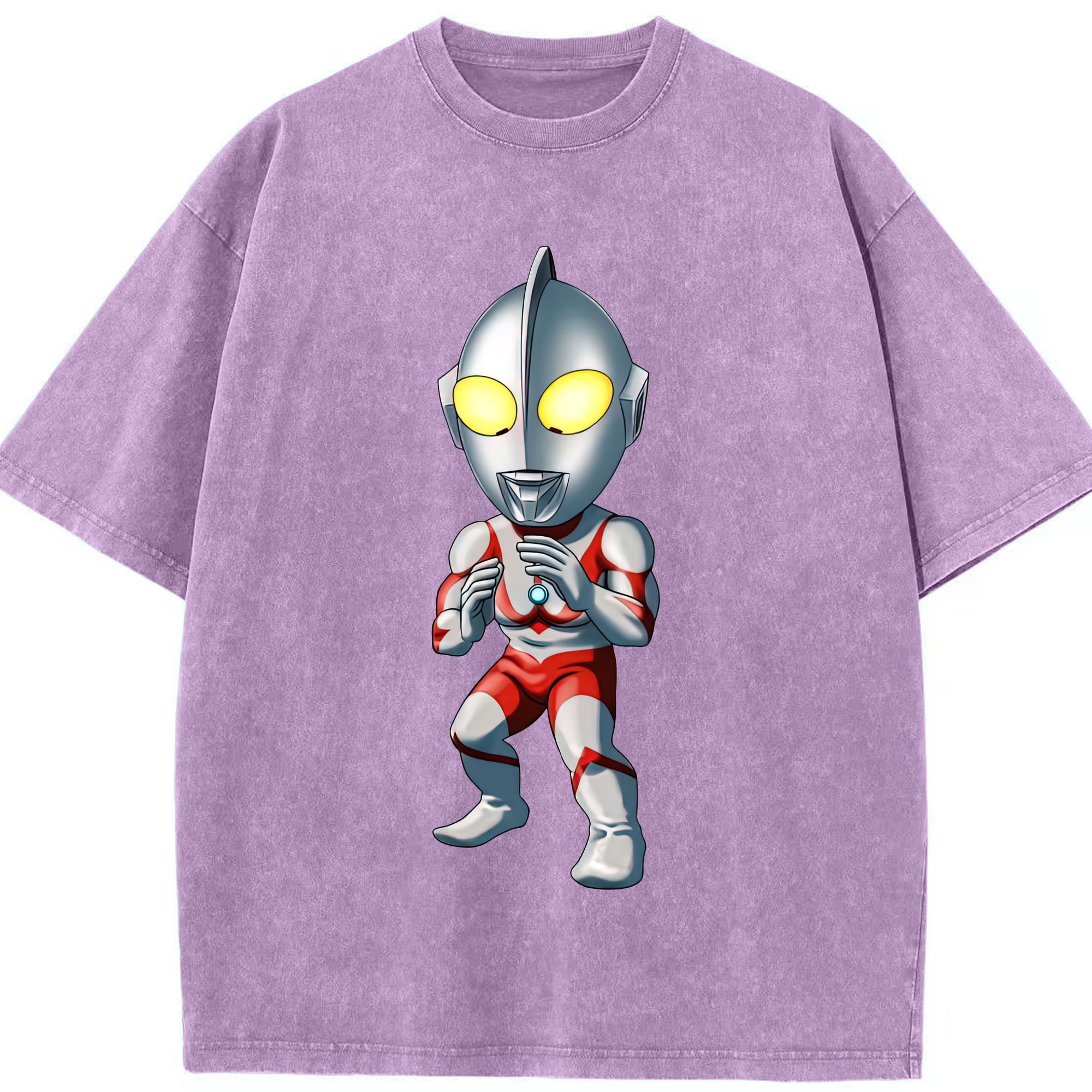 （画像用） ウルトラマン Ultraman 綿100% ヴィンテージ風 半袖Tシャツ（フロントプリント）