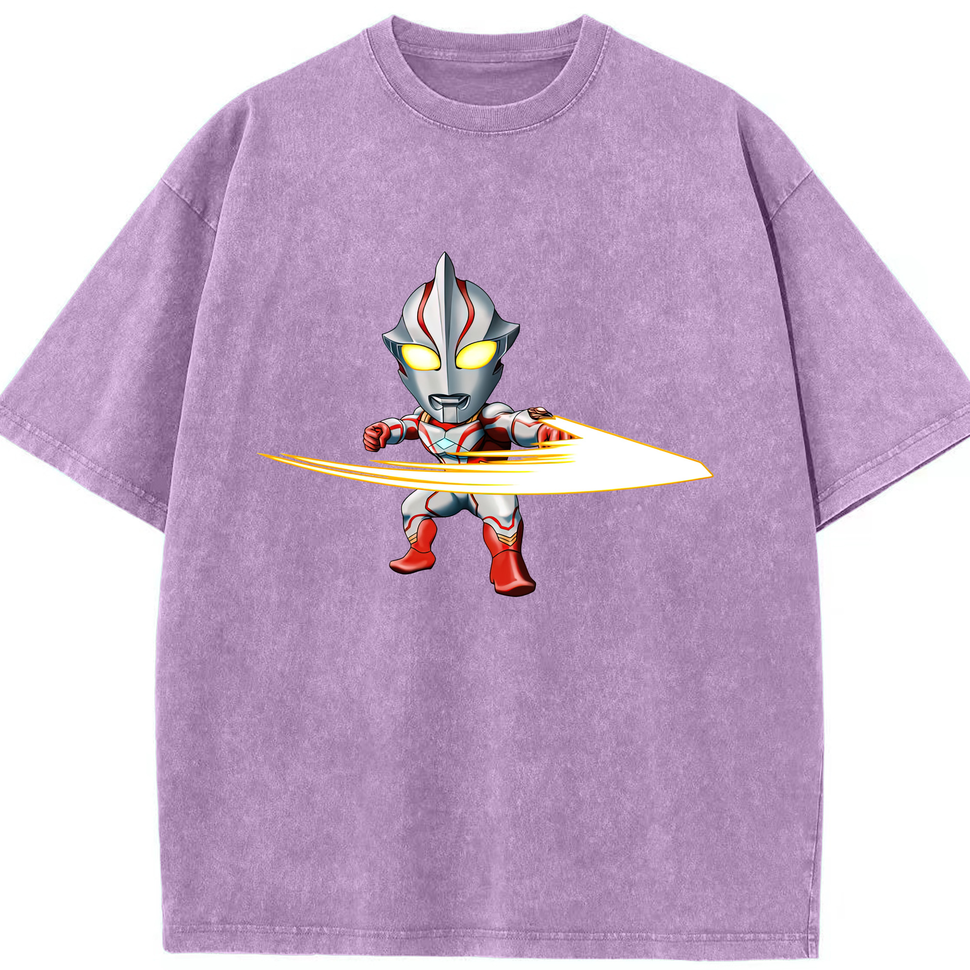 （画像用） ウルトラマン Ultraman 綿100% ヴィンテージ風 半袖Tシャツ（フロントプリント）