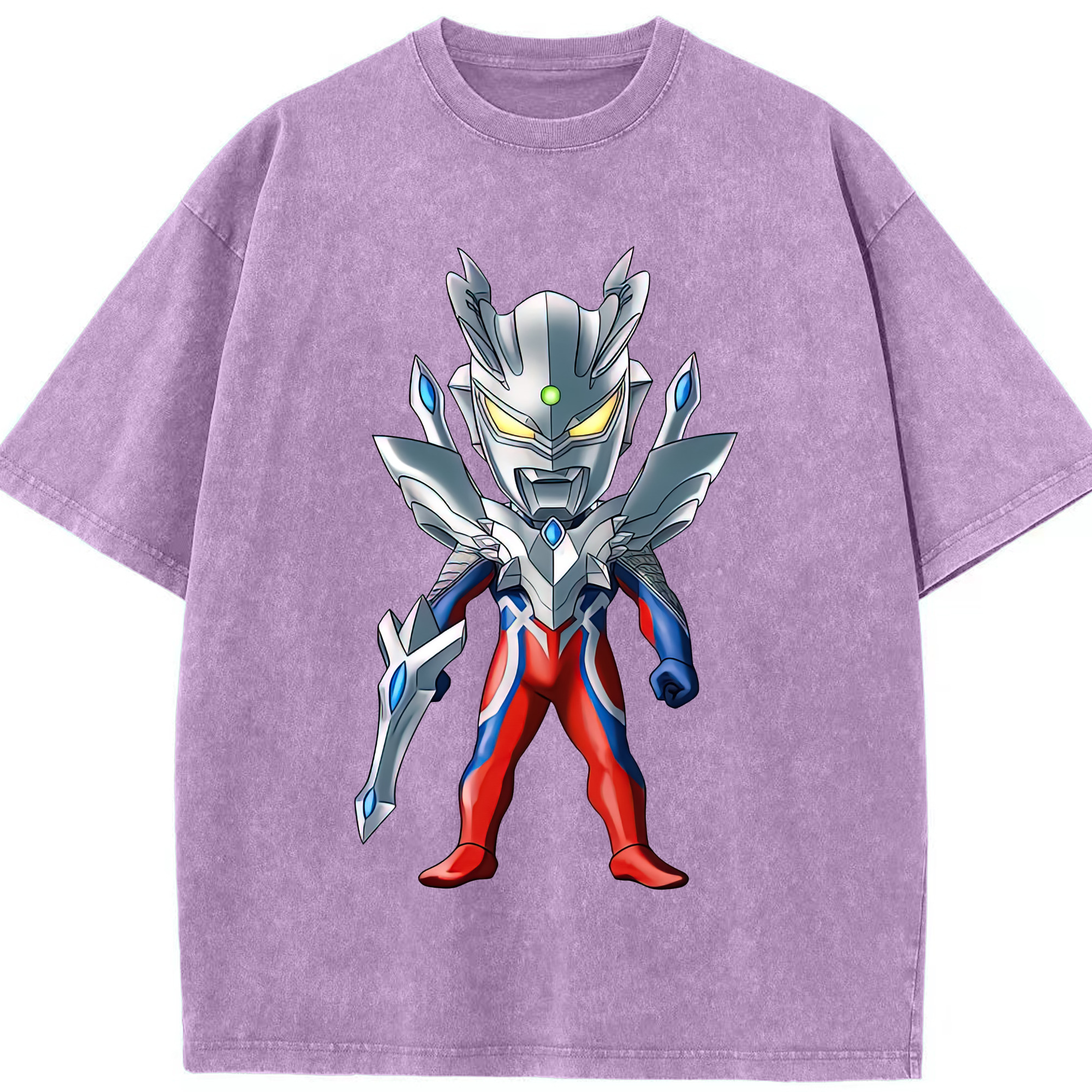 （画像用） ウルトラマン Ultraman 綿100% ヴィンテージ風 半袖Tシャツ（フロントプリント）