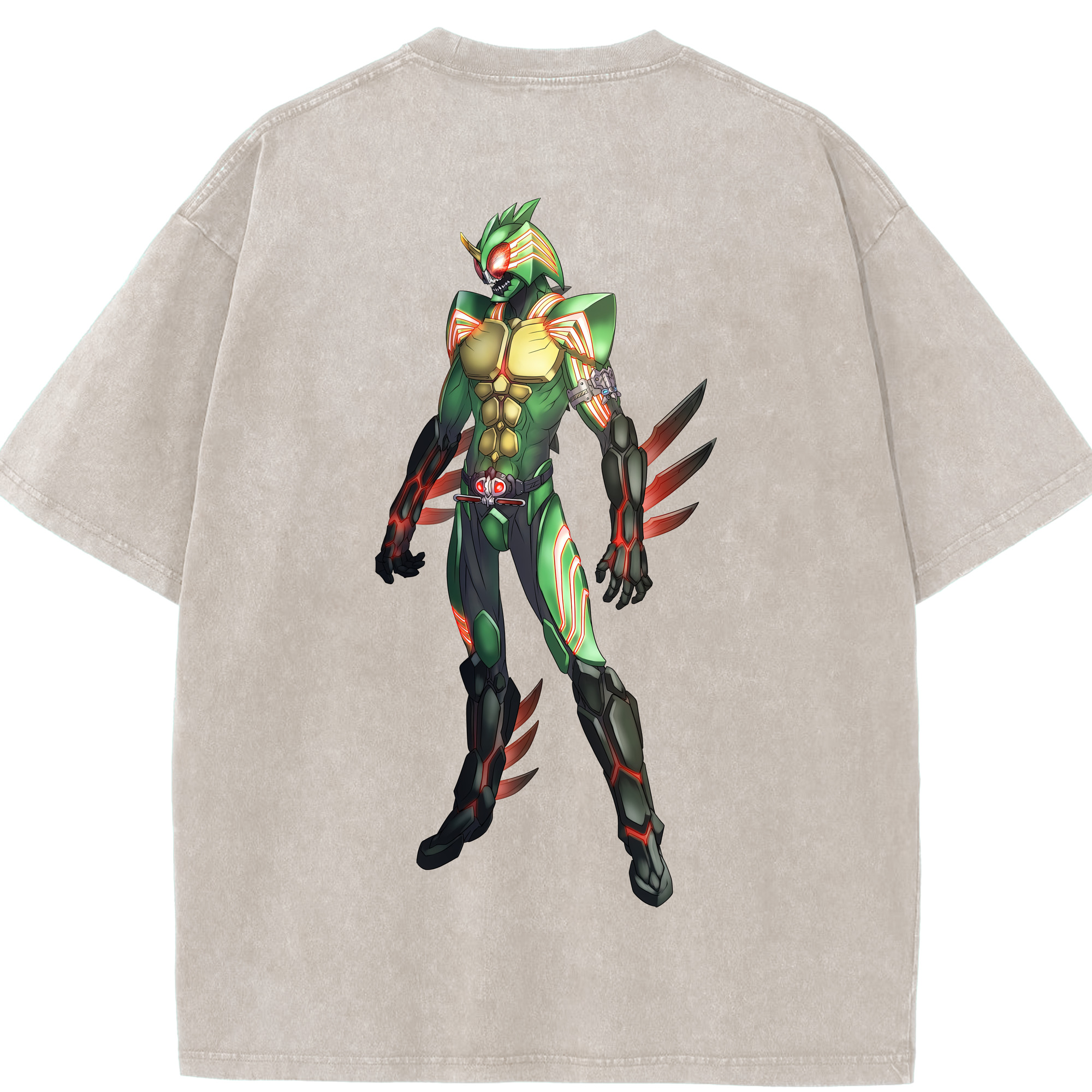 （画像用） ウルトラマン Ultraman 綿100% ヴィンテージ風 半袖Tシャツ（背面プリント）