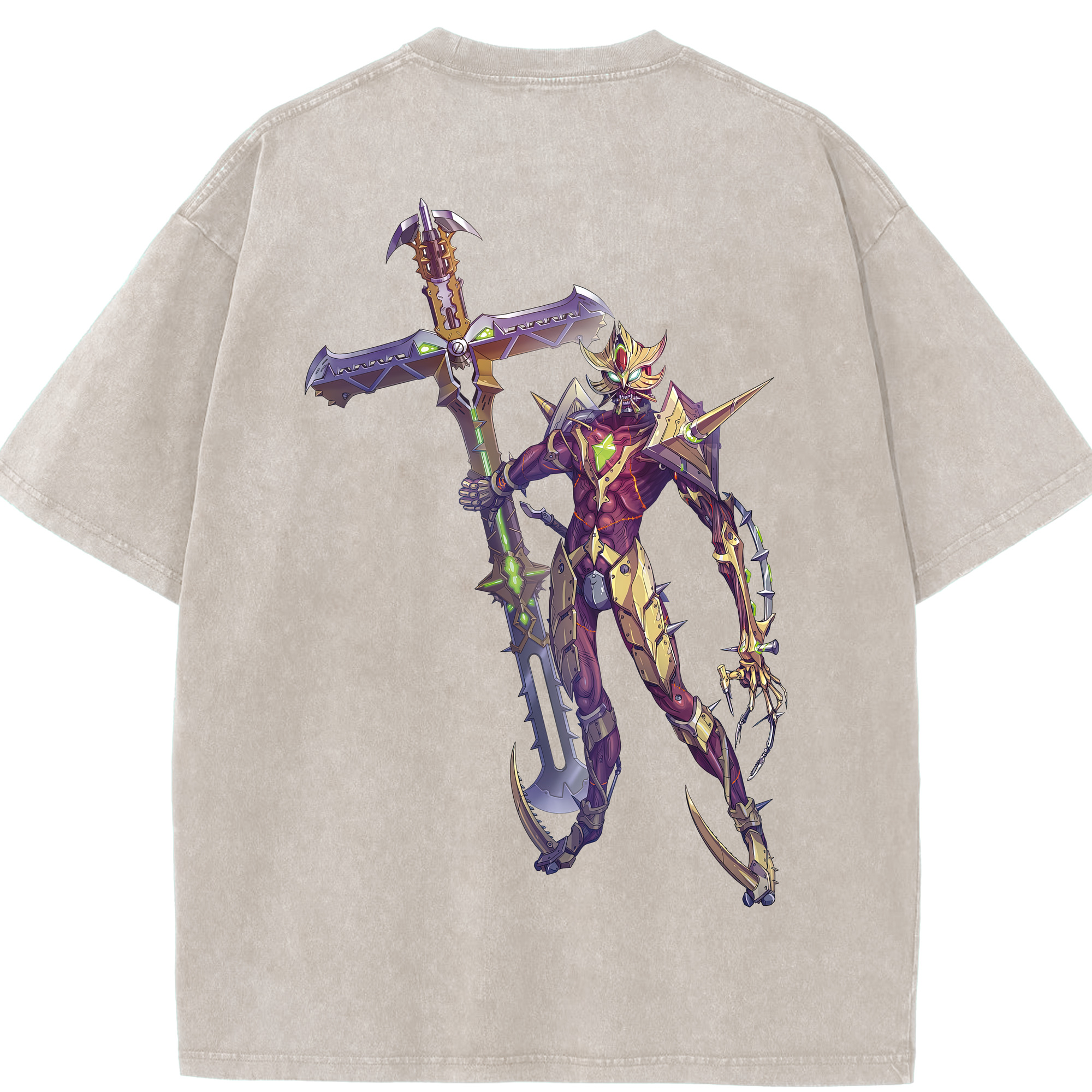 （画像用） ウルトラマン Ultraman 綿100% ヴィンテージ風 半袖Tシャツ（背面プリント）