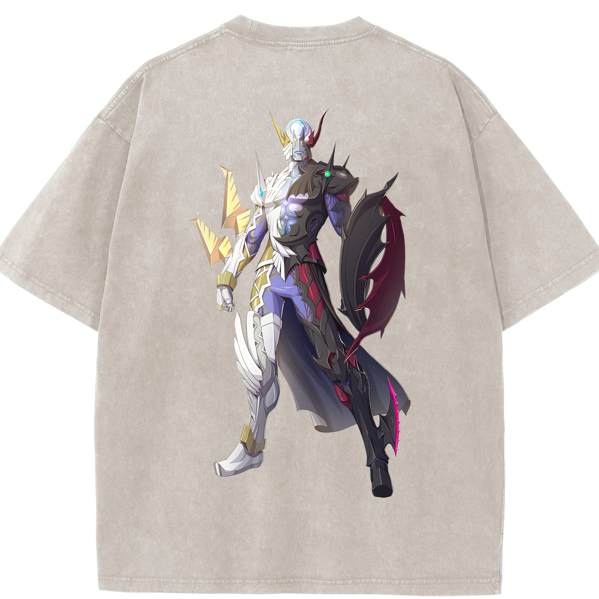 （画像用） ウルトラマン Ultraman 綿100% ヴィンテージ風 半袖Tシャツ（背面プリント）