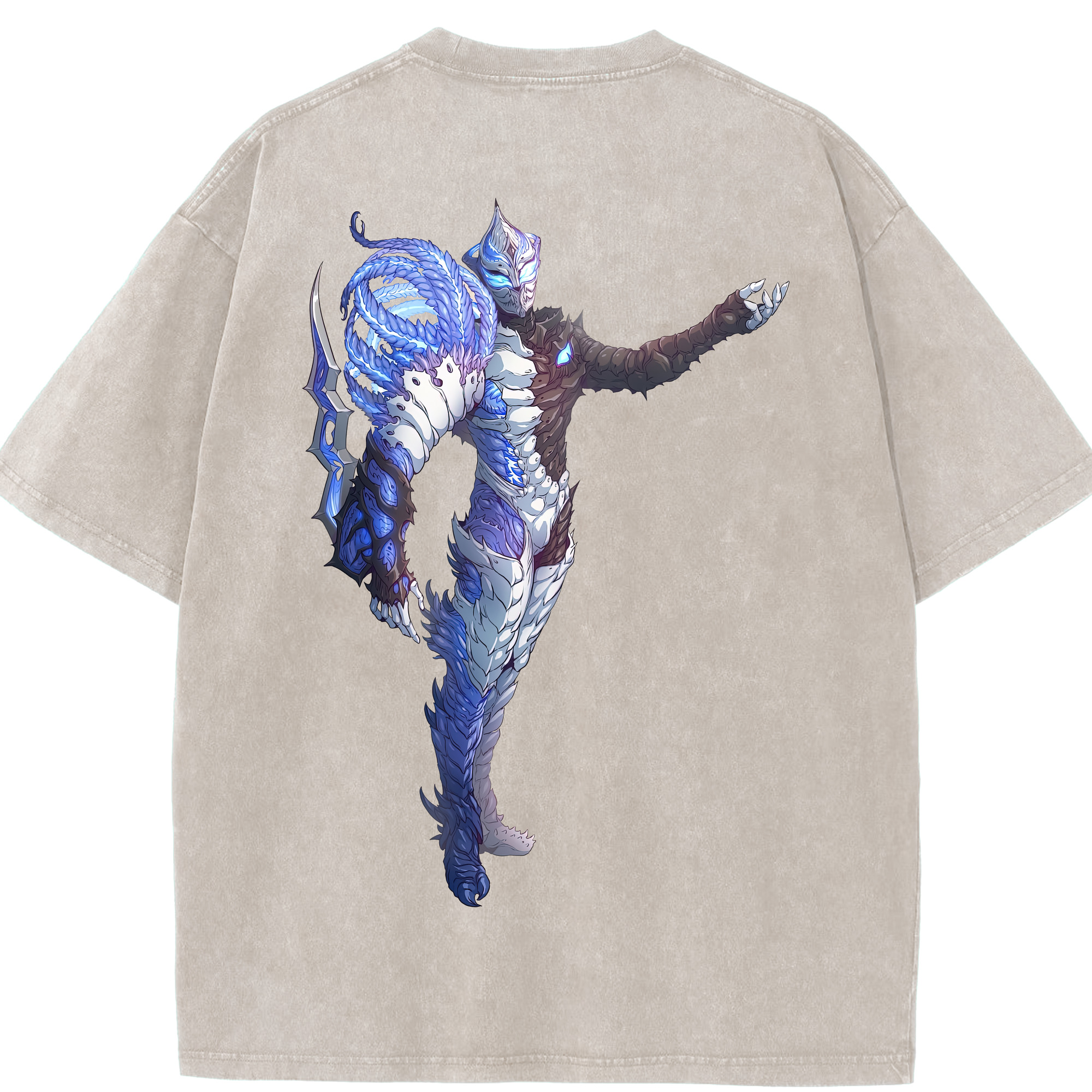 （画像用） ウルトラマン Ultraman 綿100% ヴィンテージ風 半袖Tシャツ（背面プリント）