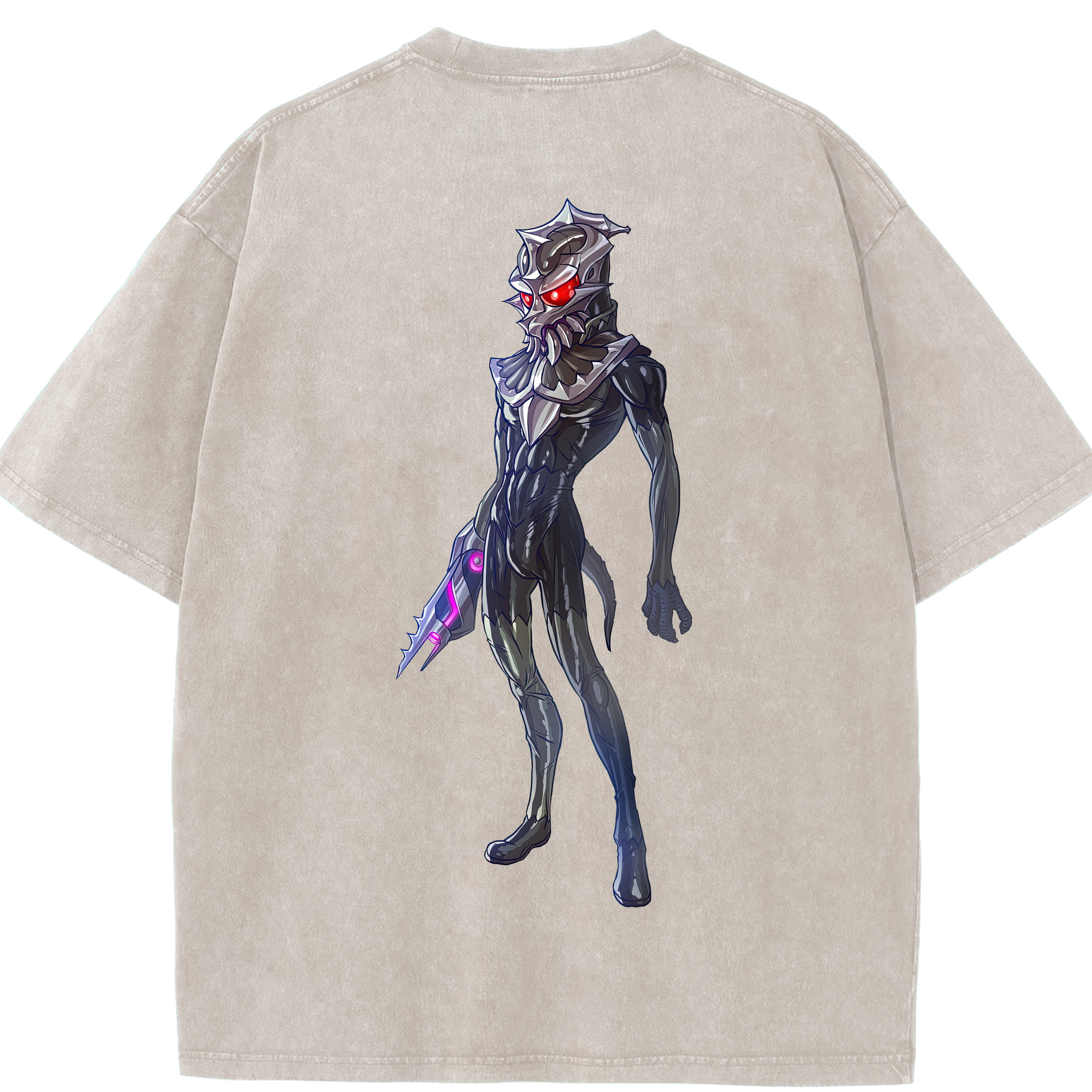 （画像用） ウルトラマン Ultraman 綿100% ヴィンテージ風 半袖Tシャツ（背面プリント）