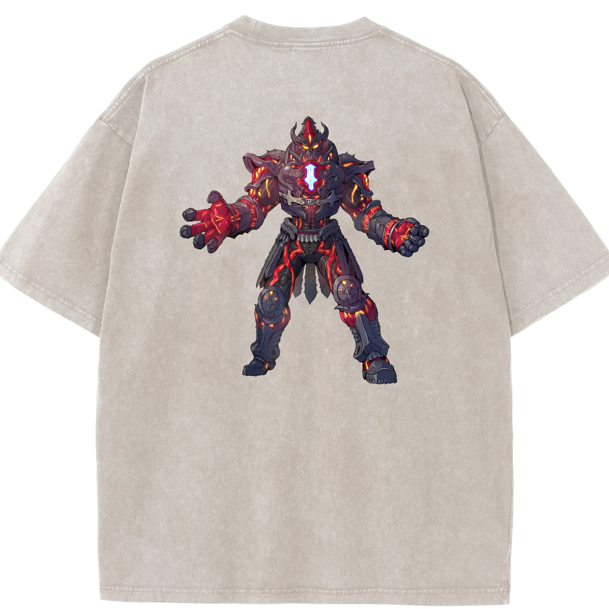 （画像用） ウルトラマン Ultraman 綿100% ヴィンテージ風 半袖Tシャツ（背面プリント）