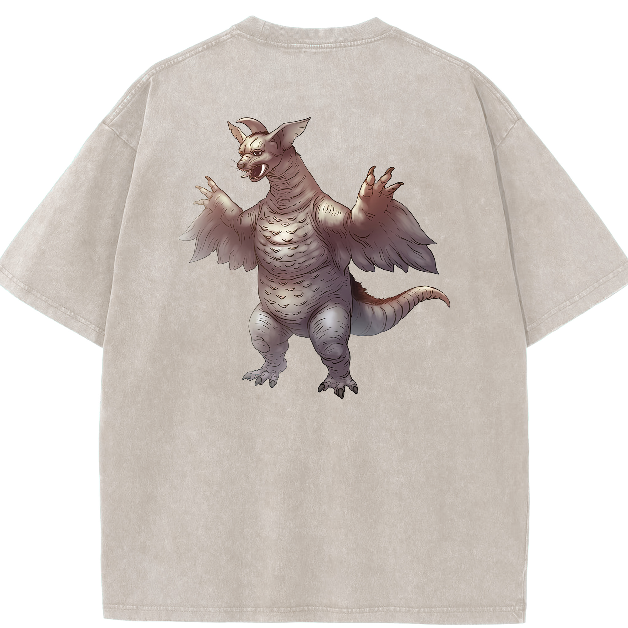 （画像用） ウルトラマン Ultraman 綿100% ヴィンテージ風 半袖Tシャツ（背面プリント）
