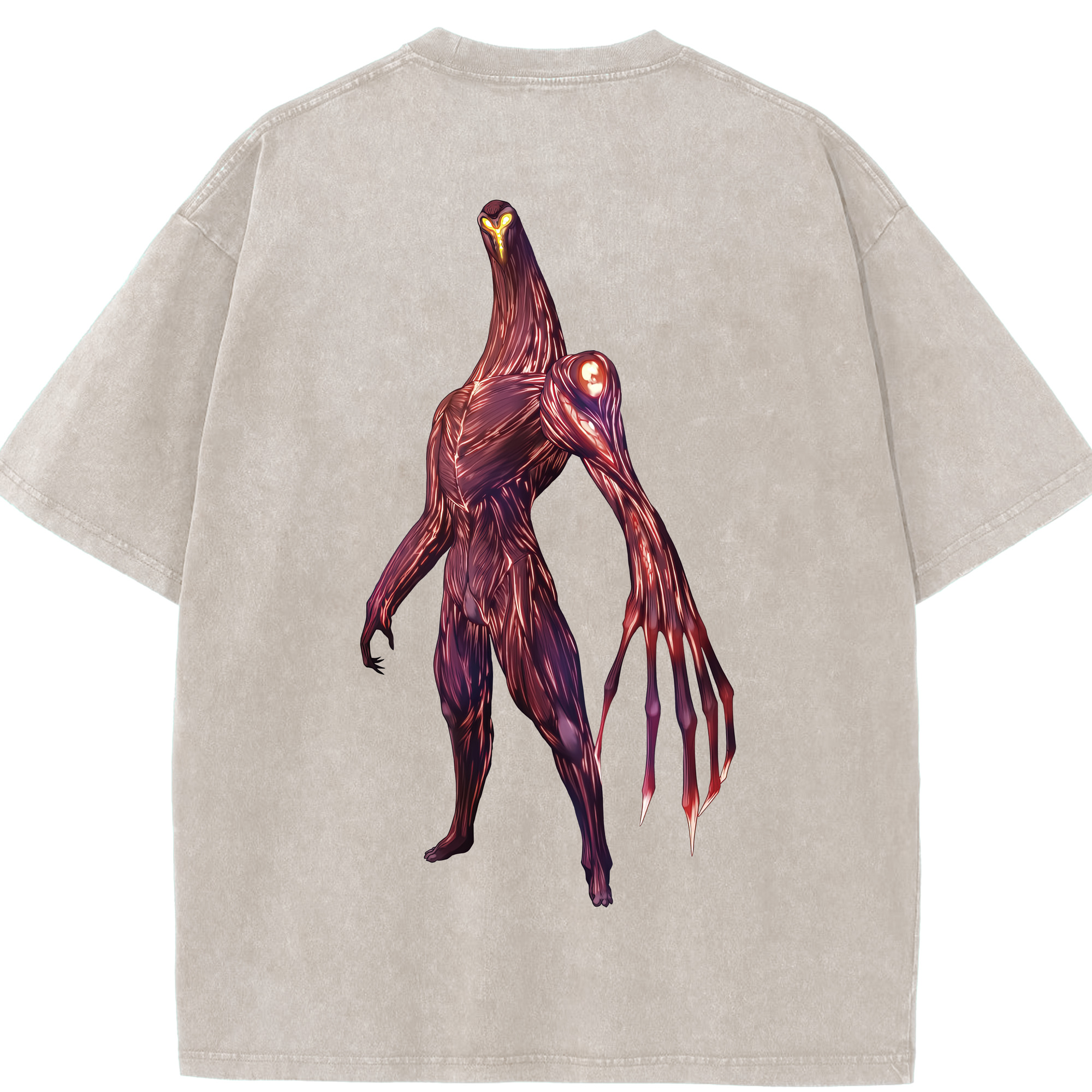 （画像用） ウルトラマン Ultraman 綿100% ヴィンテージ風 半袖Tシャツ（背面プリント）