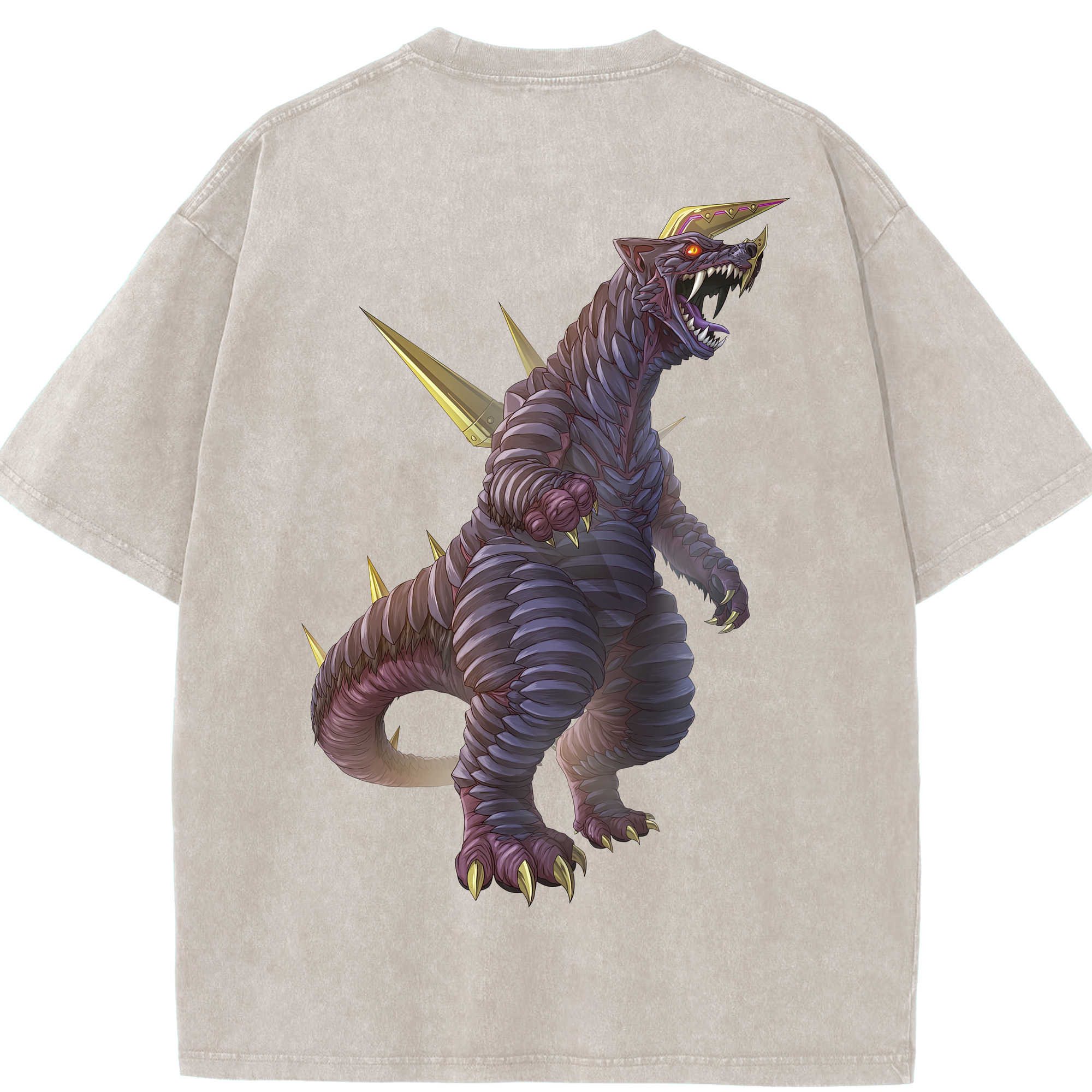 （画像用） ウルトラマン Ultraman 綿100% ヴィンテージ風 半袖Tシャツ（背面プリント）