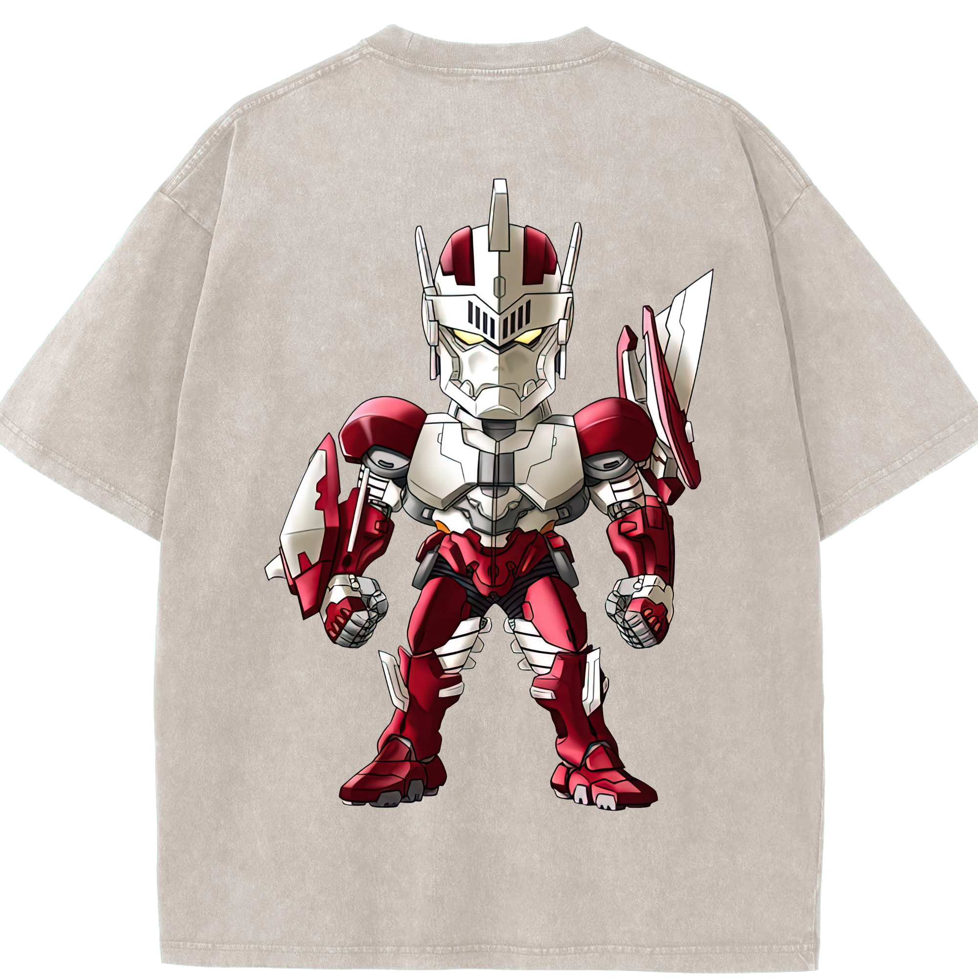 （画像用） ウルトラマン Ultraman 綿100% ヴィンテージ風 半袖Tシャツ（背面プリント）