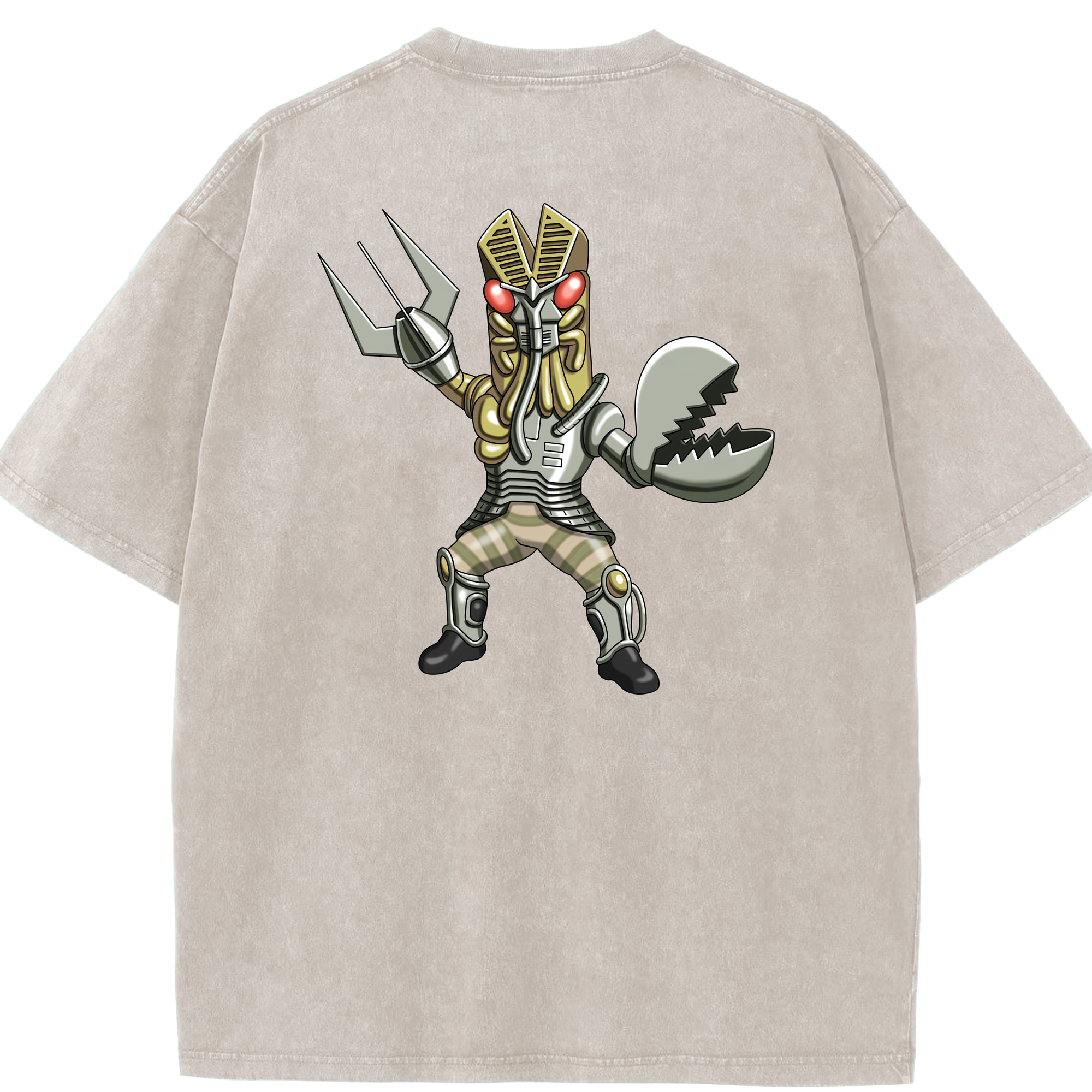 （画像用） ウルトラマン Ultraman 綿100% ヴィンテージ風 半袖Tシャツ（背面プリント）