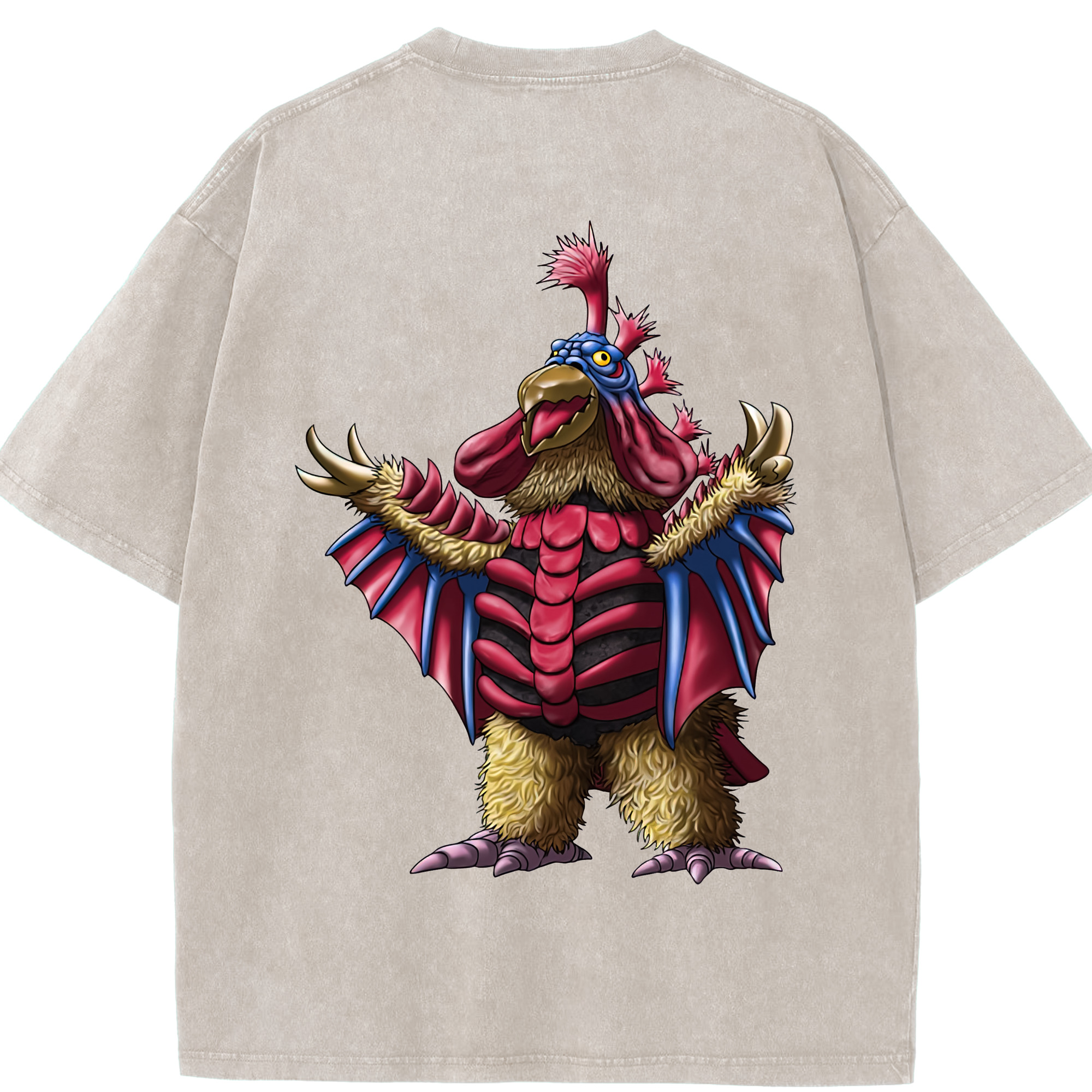（画像用） ウルトラマン Ultraman 綿100% ヴィンテージ風 半袖Tシャツ（背面プリント）